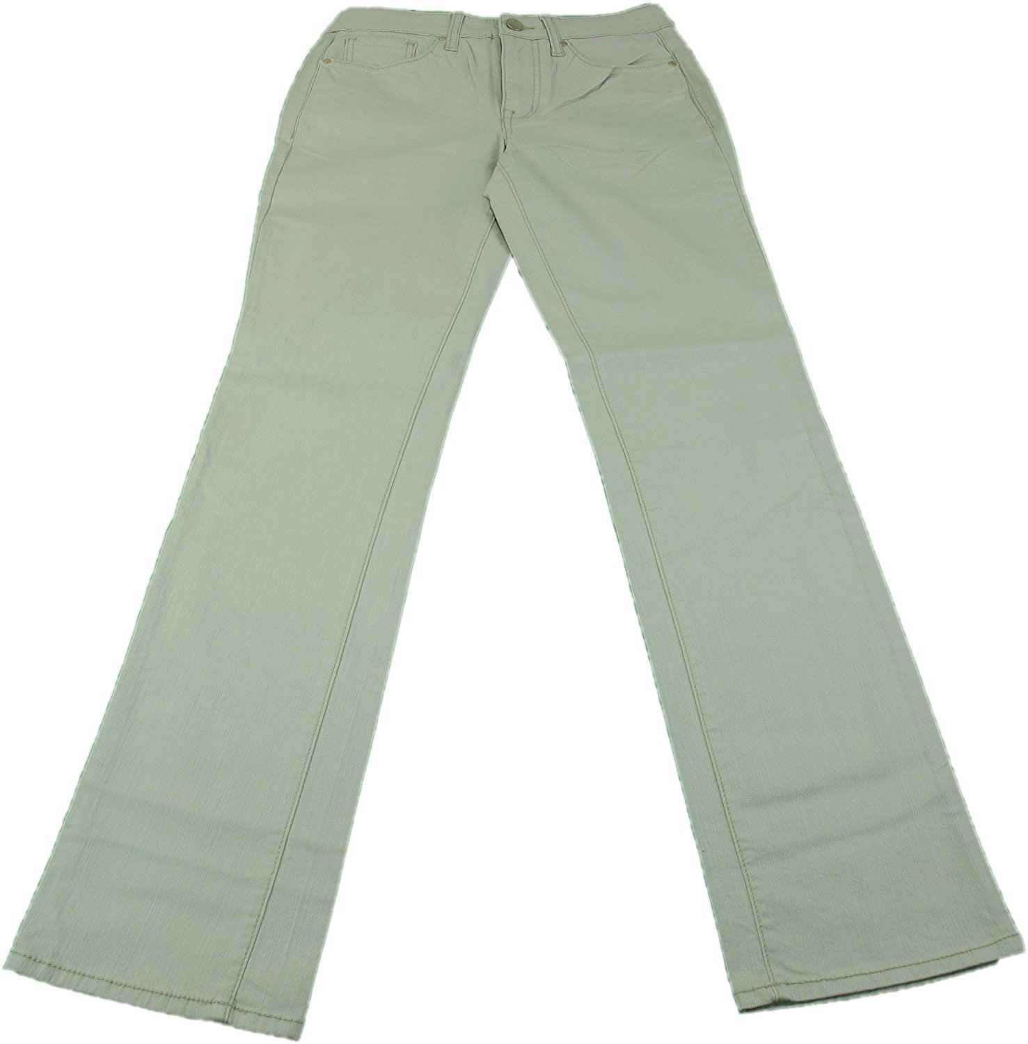 Nine West Women's Rosemary Straight Leg Bling Jeans in Cream Stone - Size 16 | Stylish Rhinestone Embellished Denim for Casual Wear & Night Out