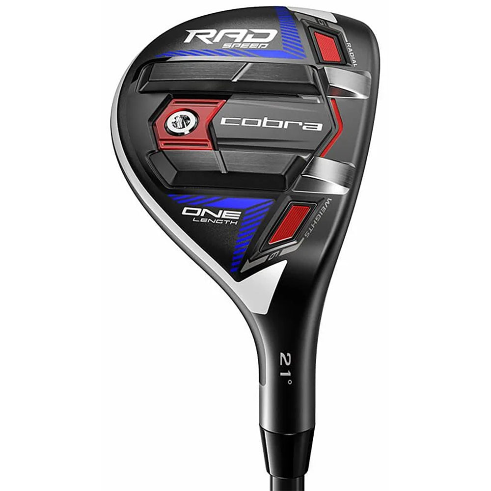 Cobra Radspeed One Length 21 Degree Hybrid Golf Club for Men - Right Handed | Perfect for Long Iron Replacement and Fairway Shots