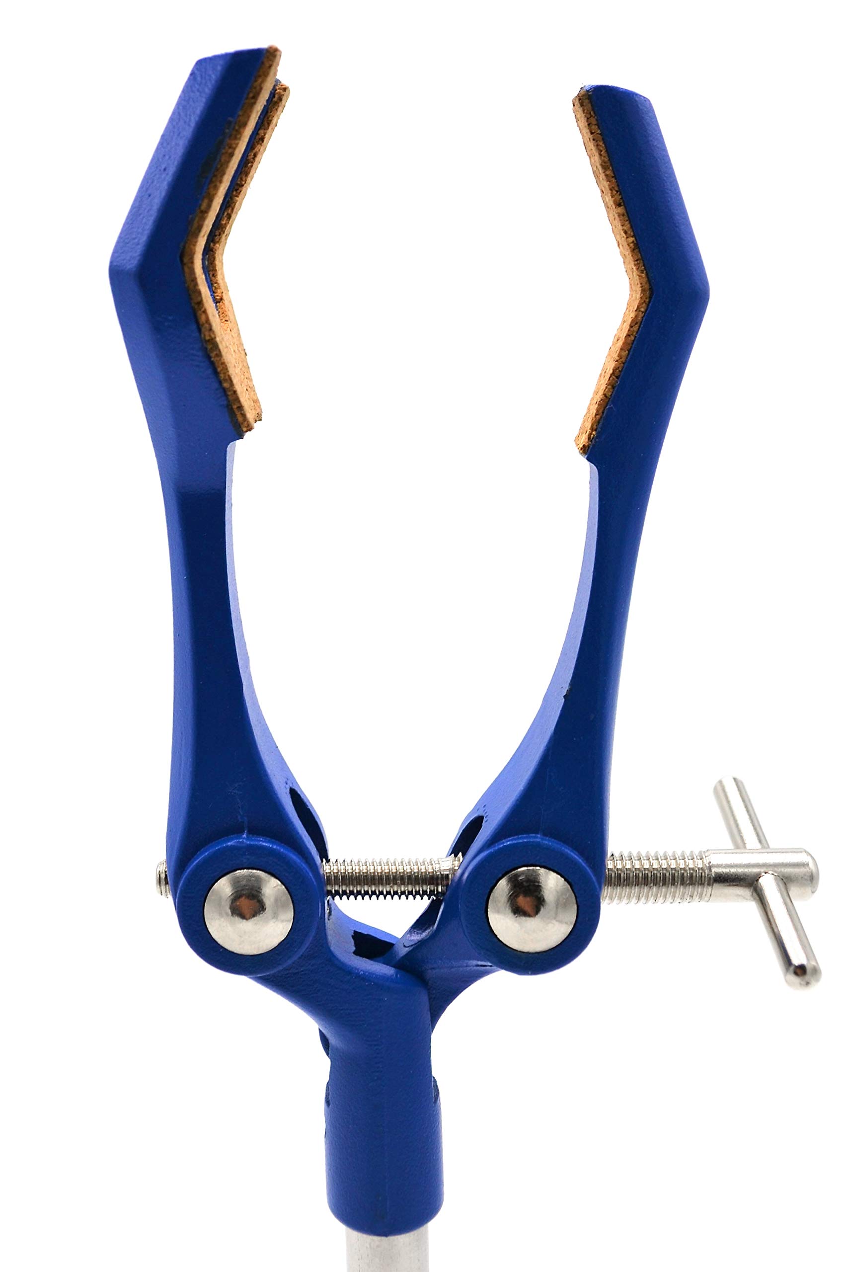 EISCO 3 Finger Cork Lined Extension Clamp with Swivel Bosshead - 3.4