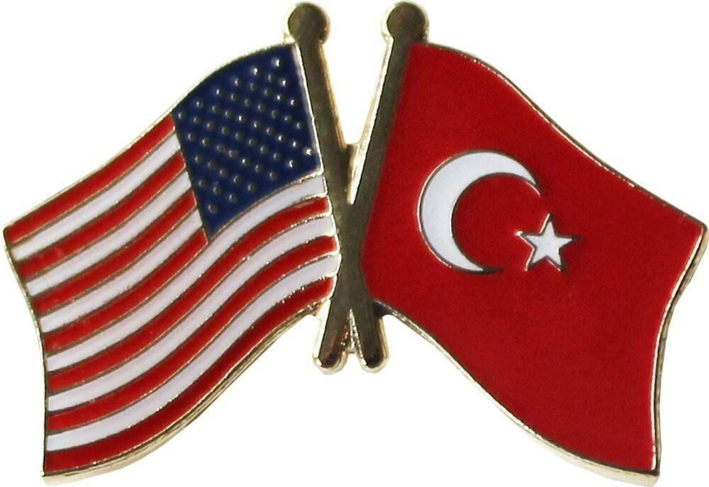 Wholesale Pack of 24 USA American Turkey Friendship Flags - PIÑATAS OLE Patriotic Banners, Signs, Hat & Lapel Pins for Parties, Parades & International Events