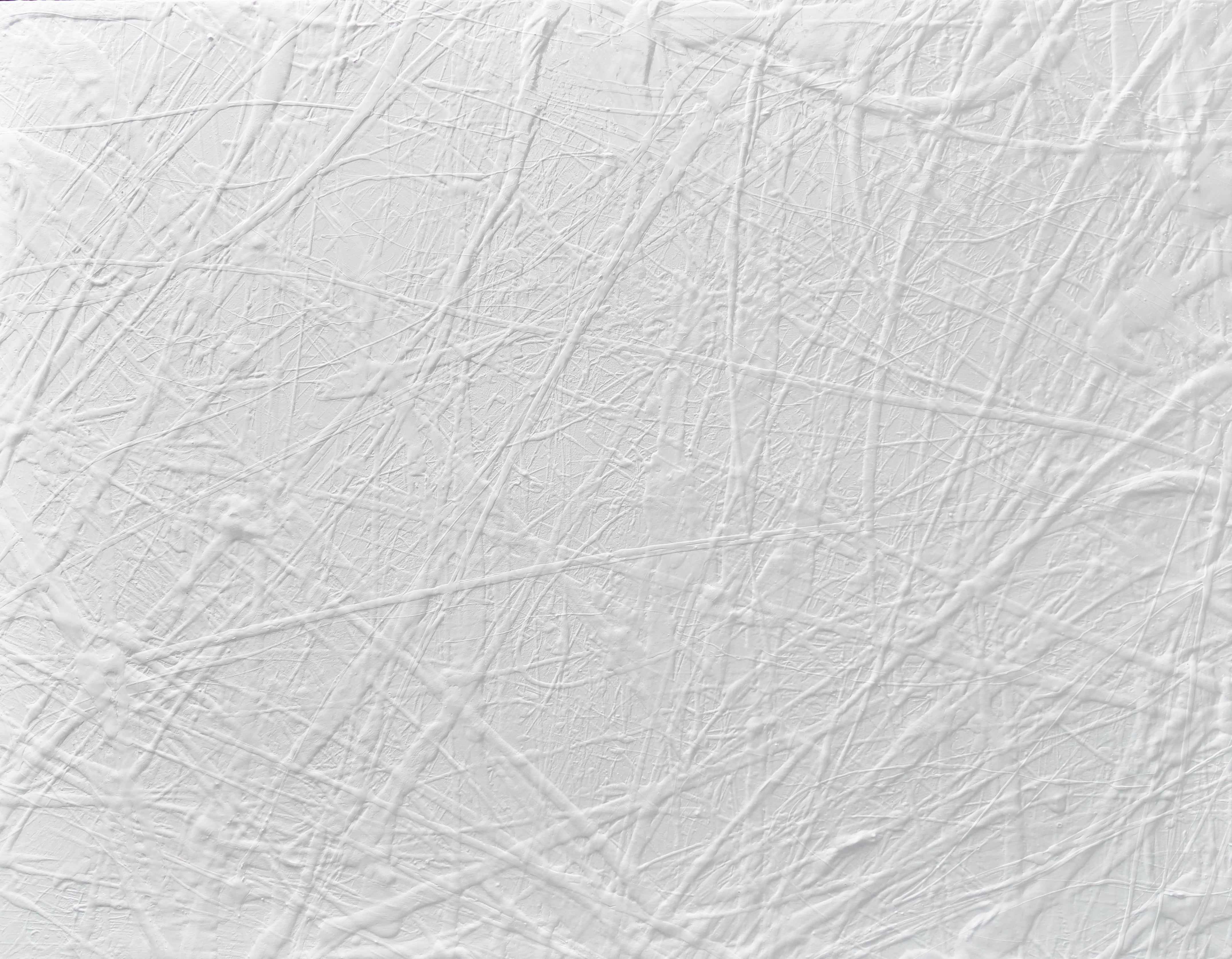 140cm x 180cm White Textured Abstract Canvas Painting - Modern Large Wall Art for Living Room, Bedroom & Office Decor