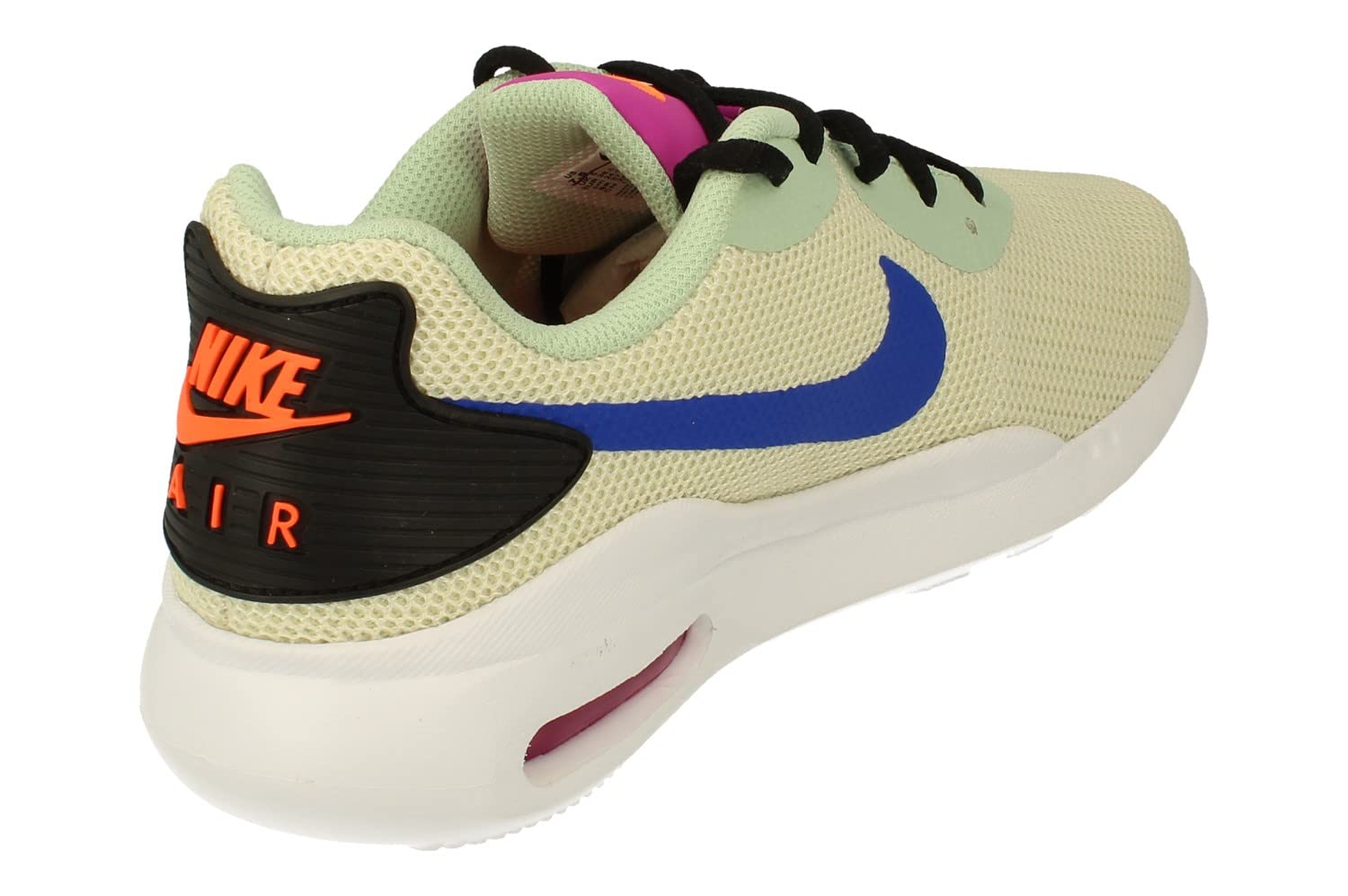 Nike Women's Air Max Oketo ES1 Running Shoes - Lightweight Trainers for Jogging & Gym Workouts (Size UK 4 / US 6.5 / EU 37.5, Fossil Hyper Blue/Fire Pink) - Perfect for Running, Training & Casual Wear