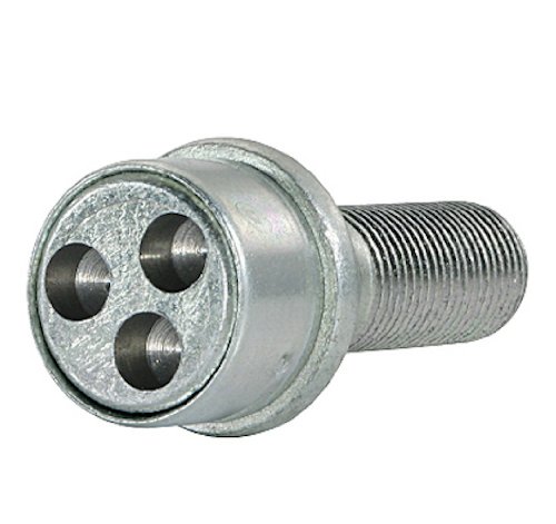 1-G SB 1CH.SP Steel Bull Wheel Locks for Cars - Anti-Theft Lug Nut Set with 4 Bolts & 1 Key - Secure Your Vehicle Wheels for Parking & Long Trips