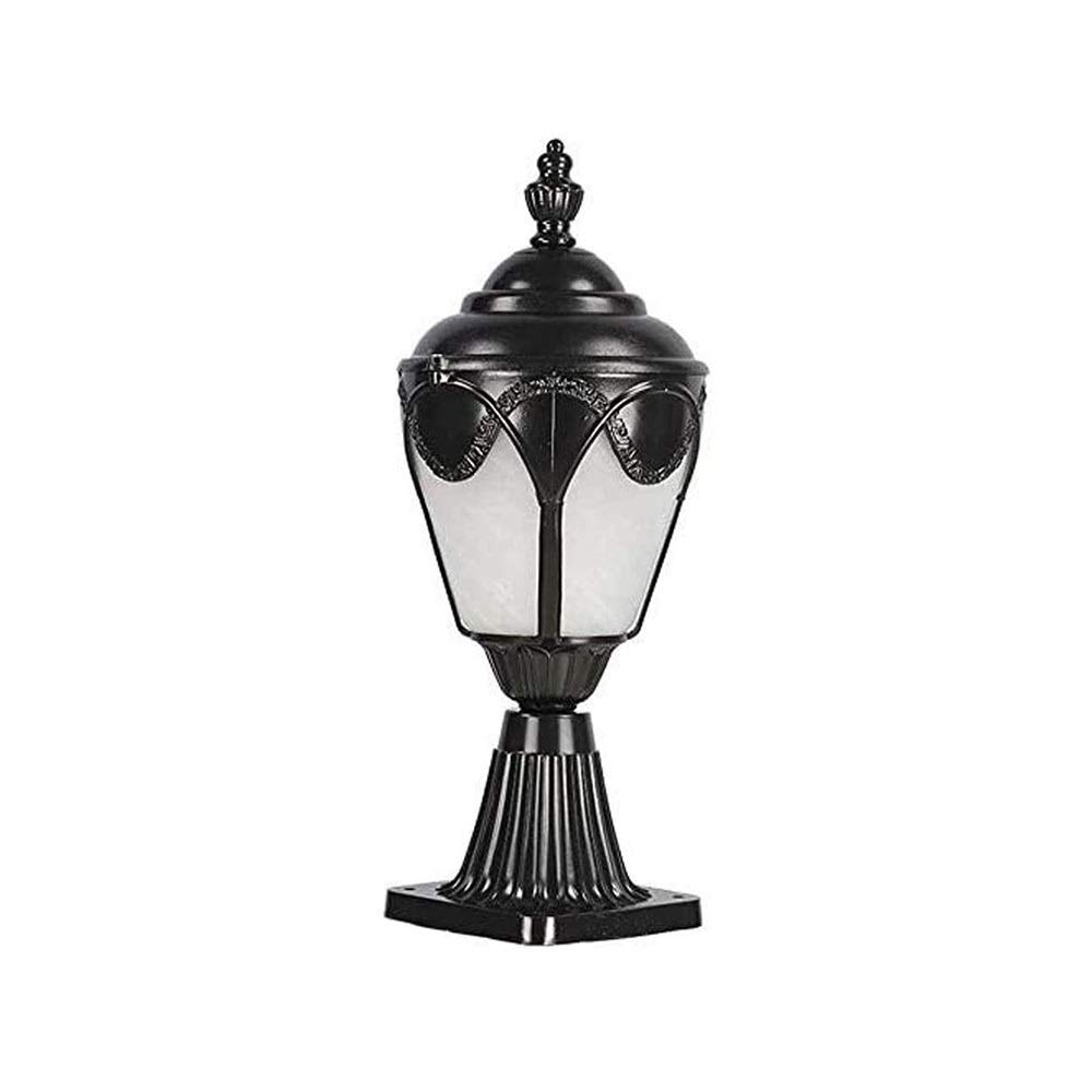 Outdoor Post Lamp - E27 Garden Light for Courtyard, Fence, Deck, Patio & Pathway | Weatherproof Landscape Lighting for Villa, Pier & Grassland | Perfect for Nighttime Ambiance & Security