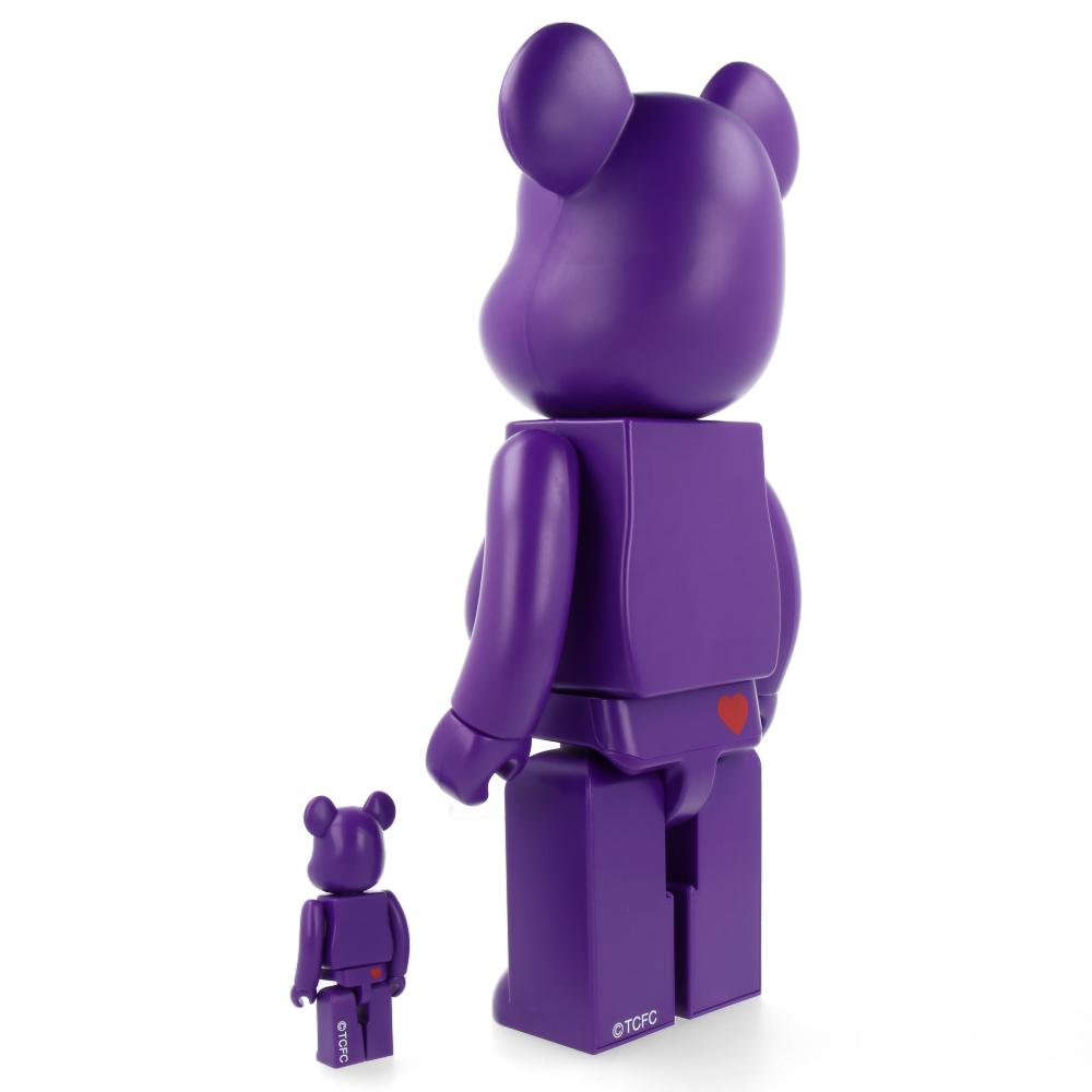 400% + 100% Bearbrick Rainbow Heart Bear Collectible Figure - Limited Edition Designer Art Toy for Display & Collection - Perfect for Home Decor, Office Display, and Gift Giving