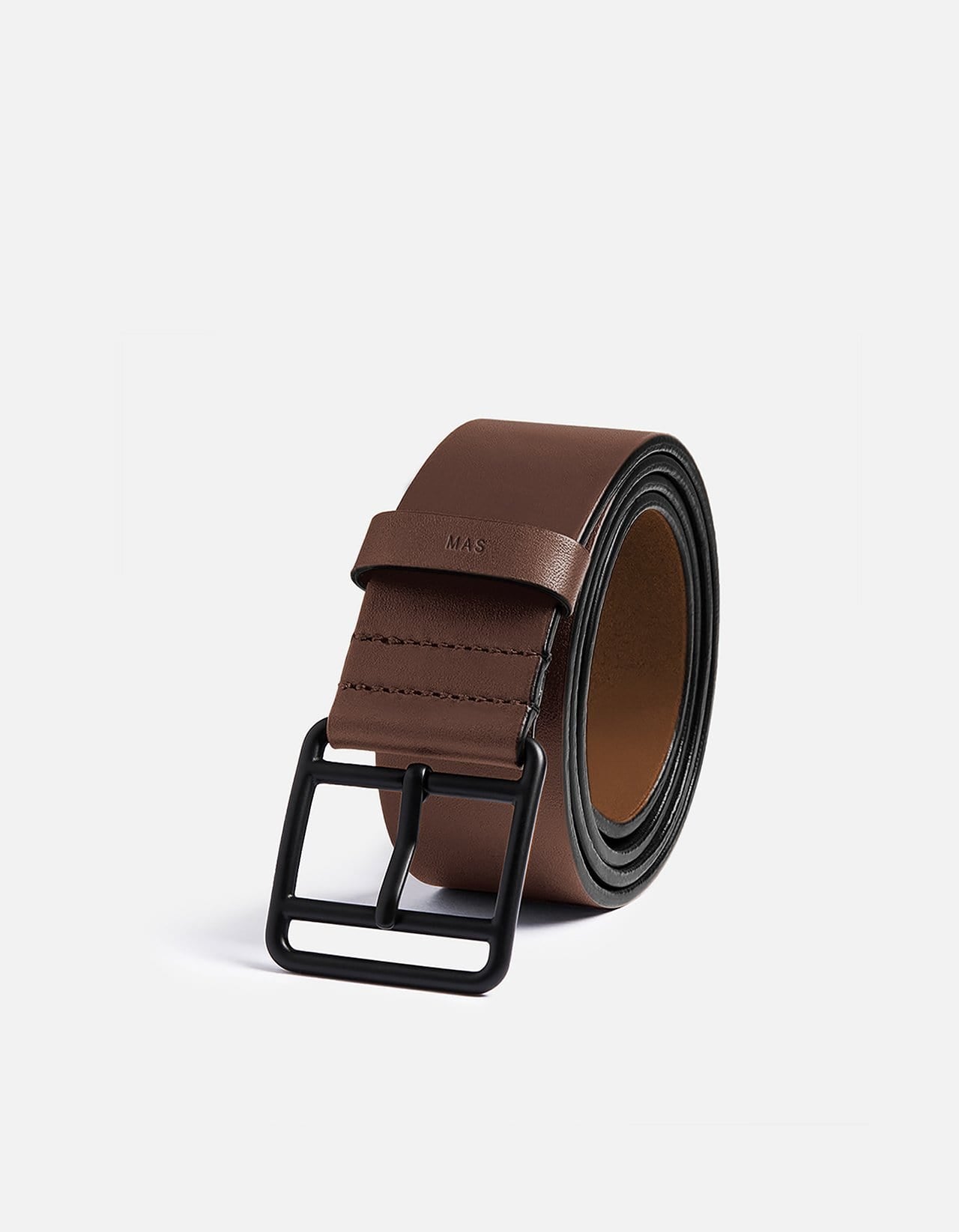 Premium Brown Genuine Leather Belt with Noir Buckle for Men - Classic Dress & Casual Wear for Office, Jeans & Everyday Style