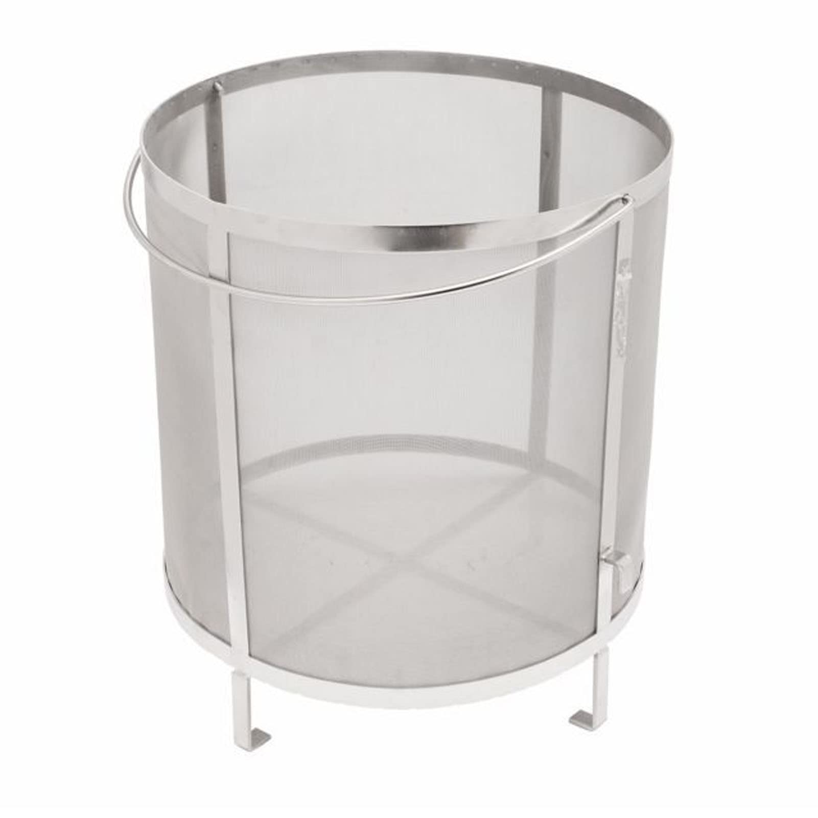 Premium Stainless Steel Hop Strainer with Stand - Fine Mesh Beer Hop Filter for Home Brewing Kettles - Perfect for Craft Beer, IPA, and Homebrew Beer Making