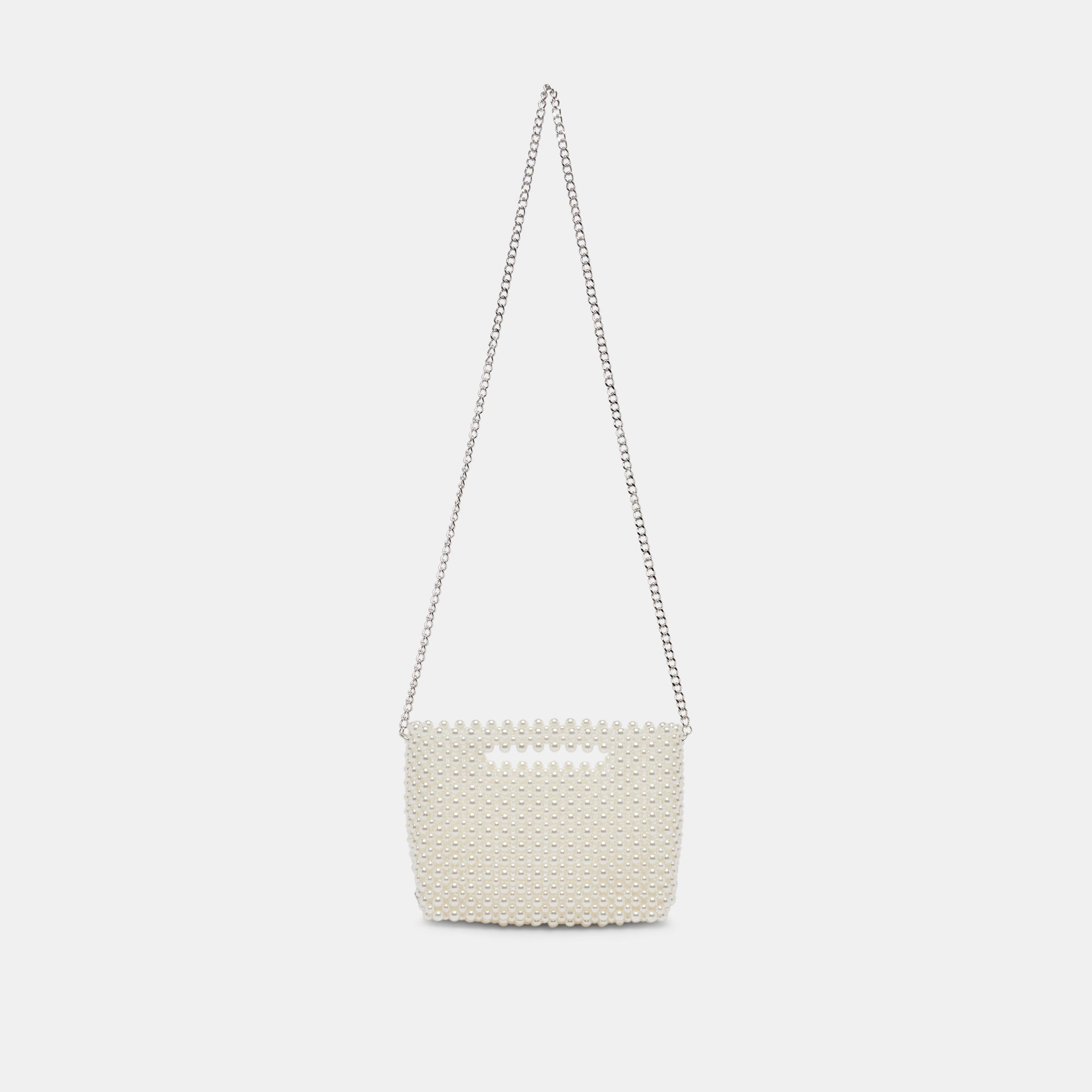 LINZY Women's Pearl Embellished Handbag - Elegant Clutch Purse for Evening Parties, Weddings & Special Occasions