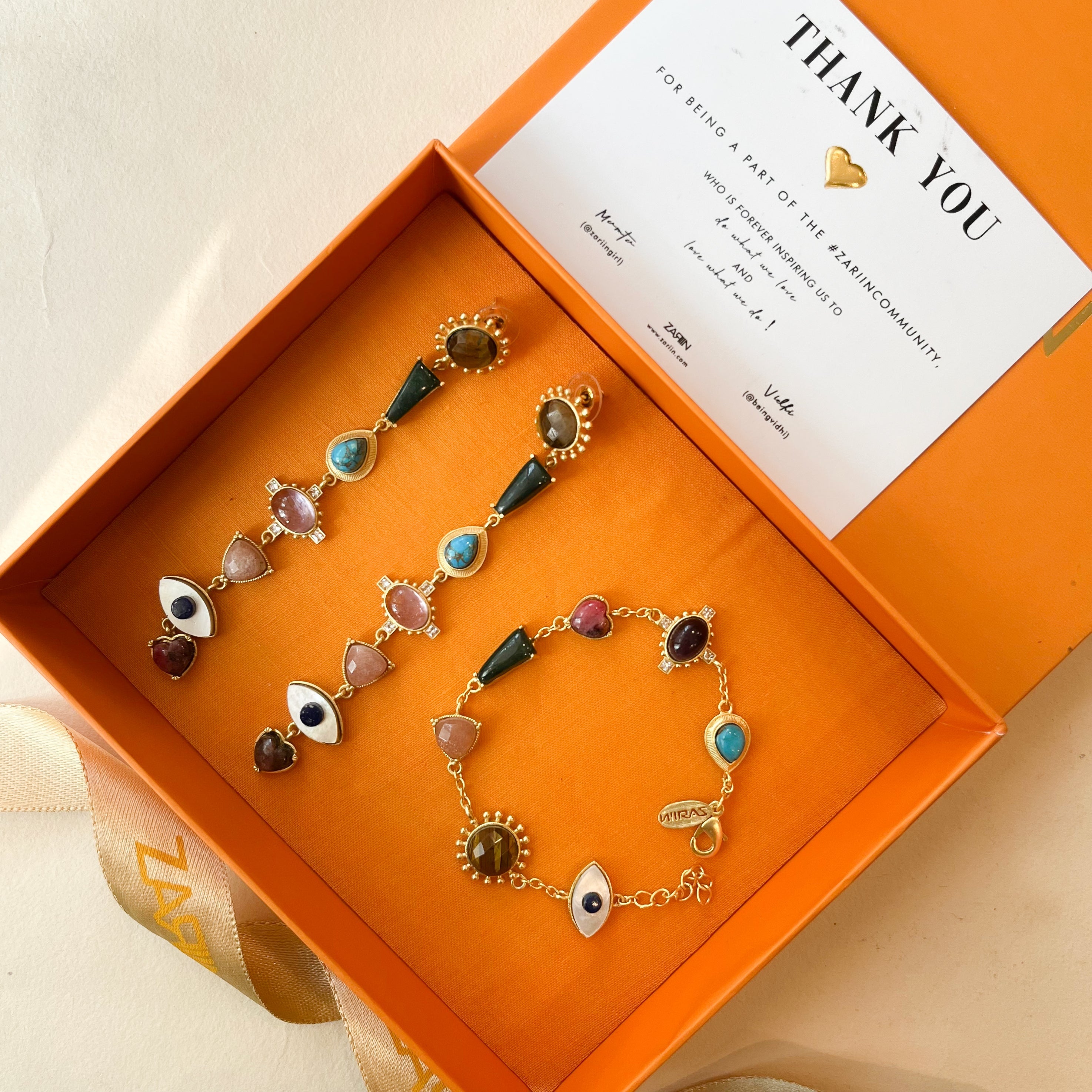Stylish Feel Good Statement Earrings and Bracelet Set for Women | Boho Chic Jewelry Gift | Perfect for Parties, Weddings & Everyday Wear