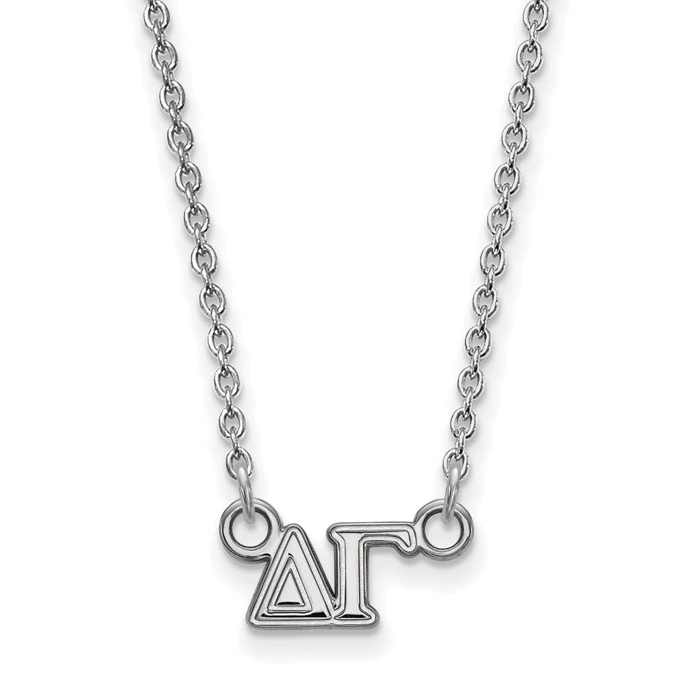 Delta Gamma Extra Small Pendant with 18 Inch Chain - Sorority Jewelry for Sisters, Graduation Gifts & Greek Life Accessories