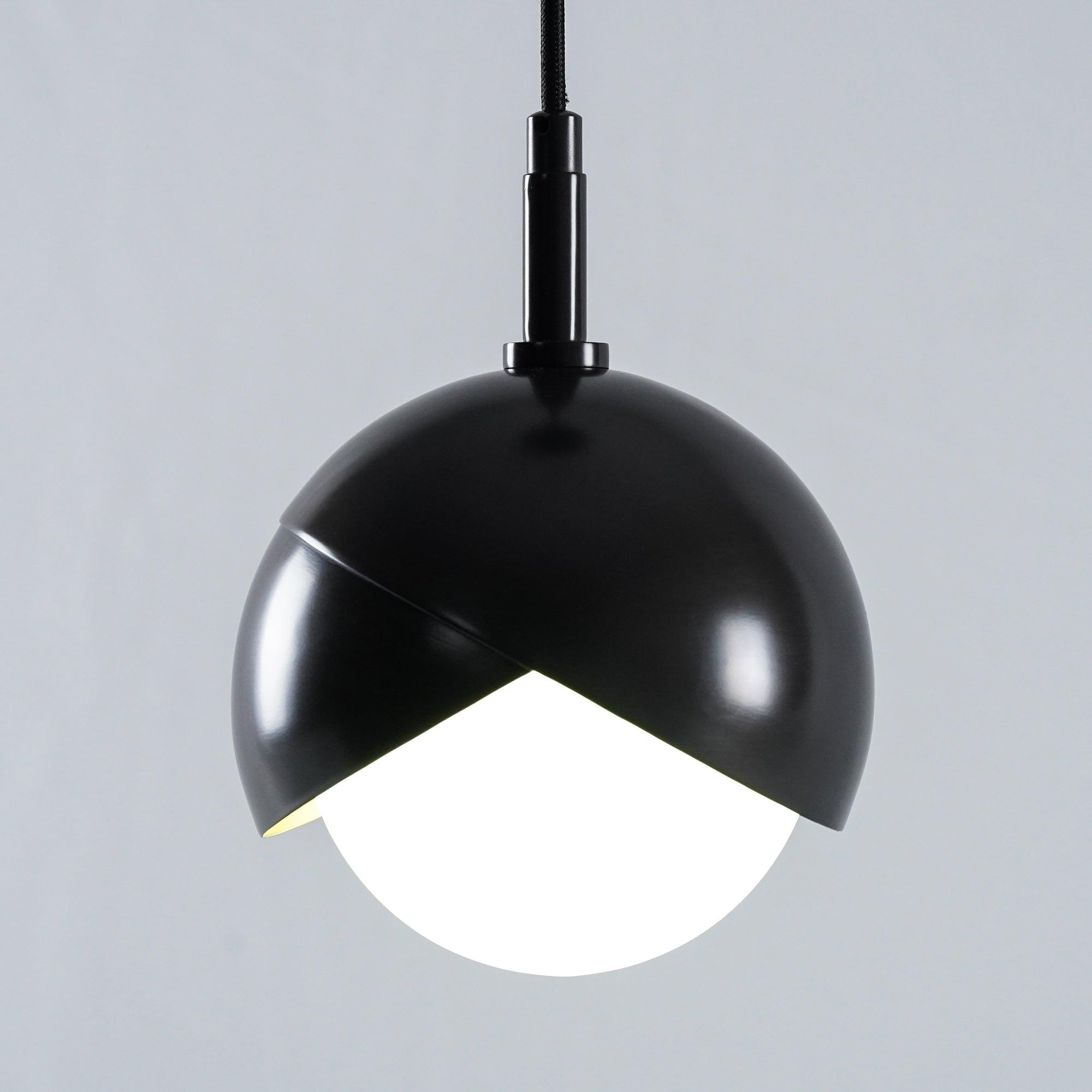 Blue Drop Pendant Light - Modern Glass Hanging Lamp for Kitchen Island, Dining Room & Bedroom Lighting | Dimmable Ceiling Fixture with Adjustable Cord