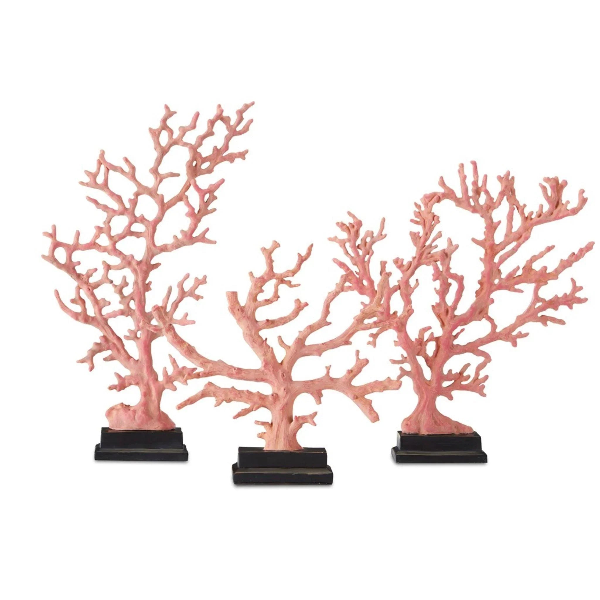 Handcrafted Composite Coral Statues - Elegant Home Decor & Unique Gift for Beach House, Office, or Garden | Perfect for Coastal-Themed Interiors