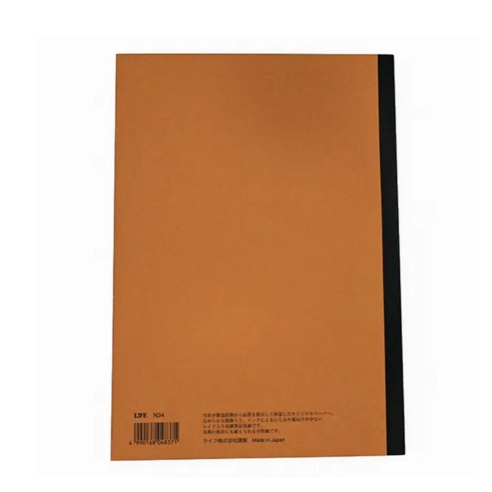 Premium A4 Unruled Notebook - 100 Sheets of High-Quality Writing Paper for Journaling, Note Taking & Sketching | Life Noble N34 | Ideal for Office, School & Creative Projects
