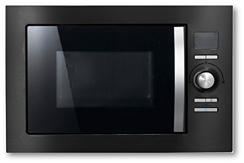 Cookology BMOG25LNBH 25L Built-in Combination Microwave Oven with Grill Function - Black Stainless Steel | Perfect for Small Kitchens, Apartments & Quick Meal Prep