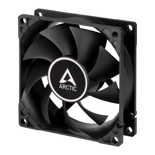 Arctic F8 PWM PST 80mm Case Fan - High Performance Cooling for PC, Gaming Rig & Computer Case - Quiet Black Cooling Fan for Optimal Airflow