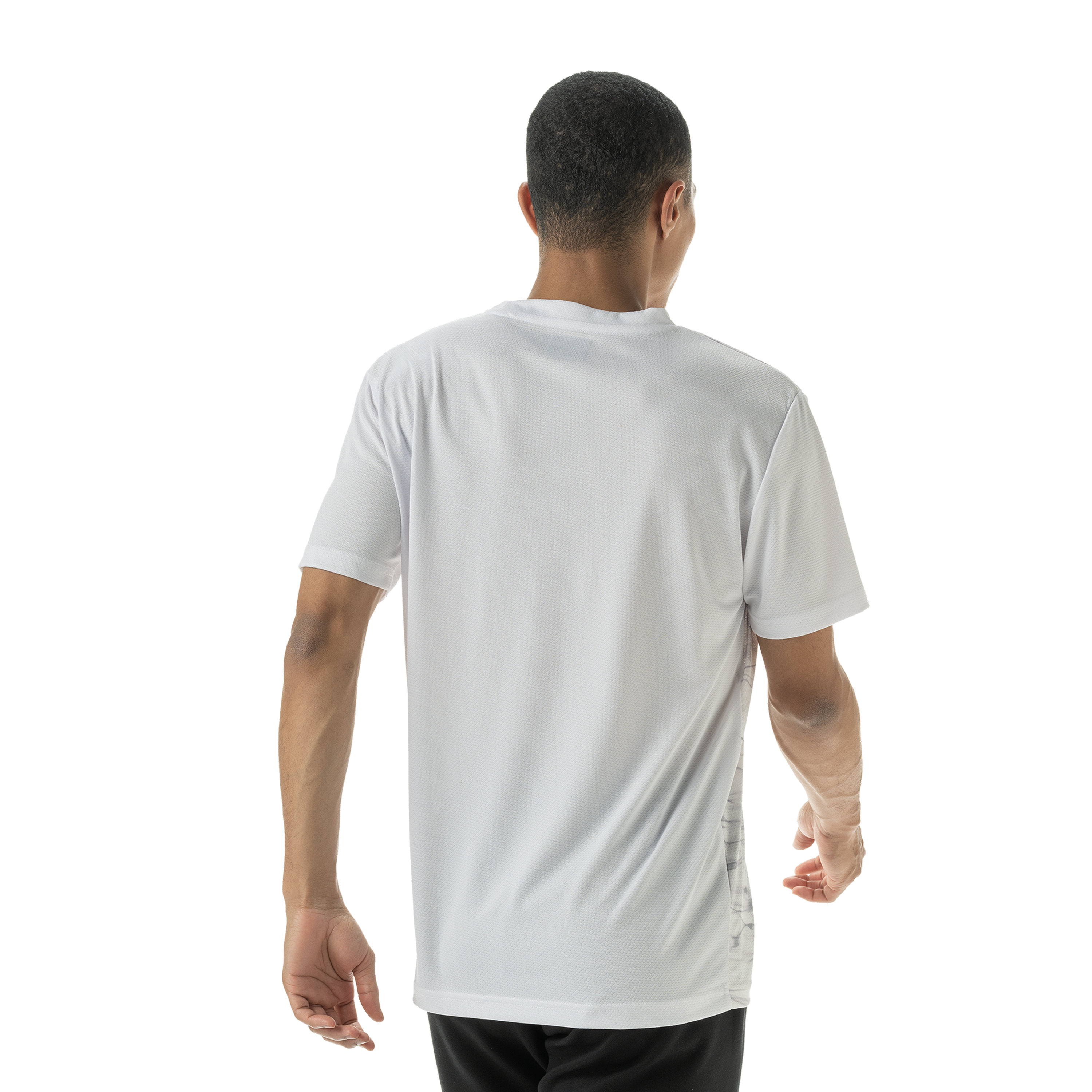 Yonex Men's Badminton & Tennis Sports Shirt 16639EX - White Athletic Performance Top for Court & Training