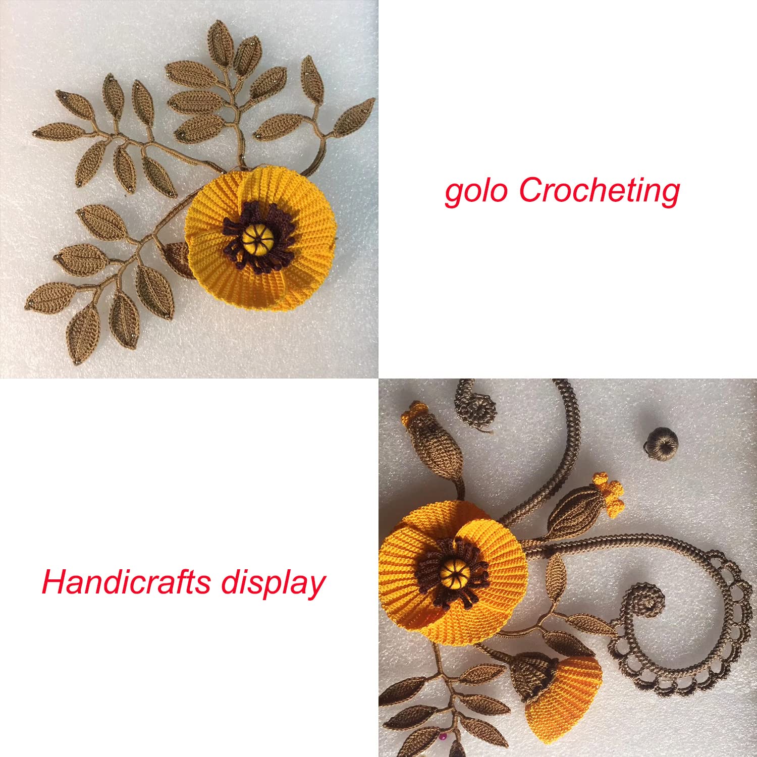 Golo Size 20 Crochet Thread - Premium Lavender Yarn for Tatting, Lace Making & Doilies - Perfect for DIY Crafts, Home Decor & Gift Projects
