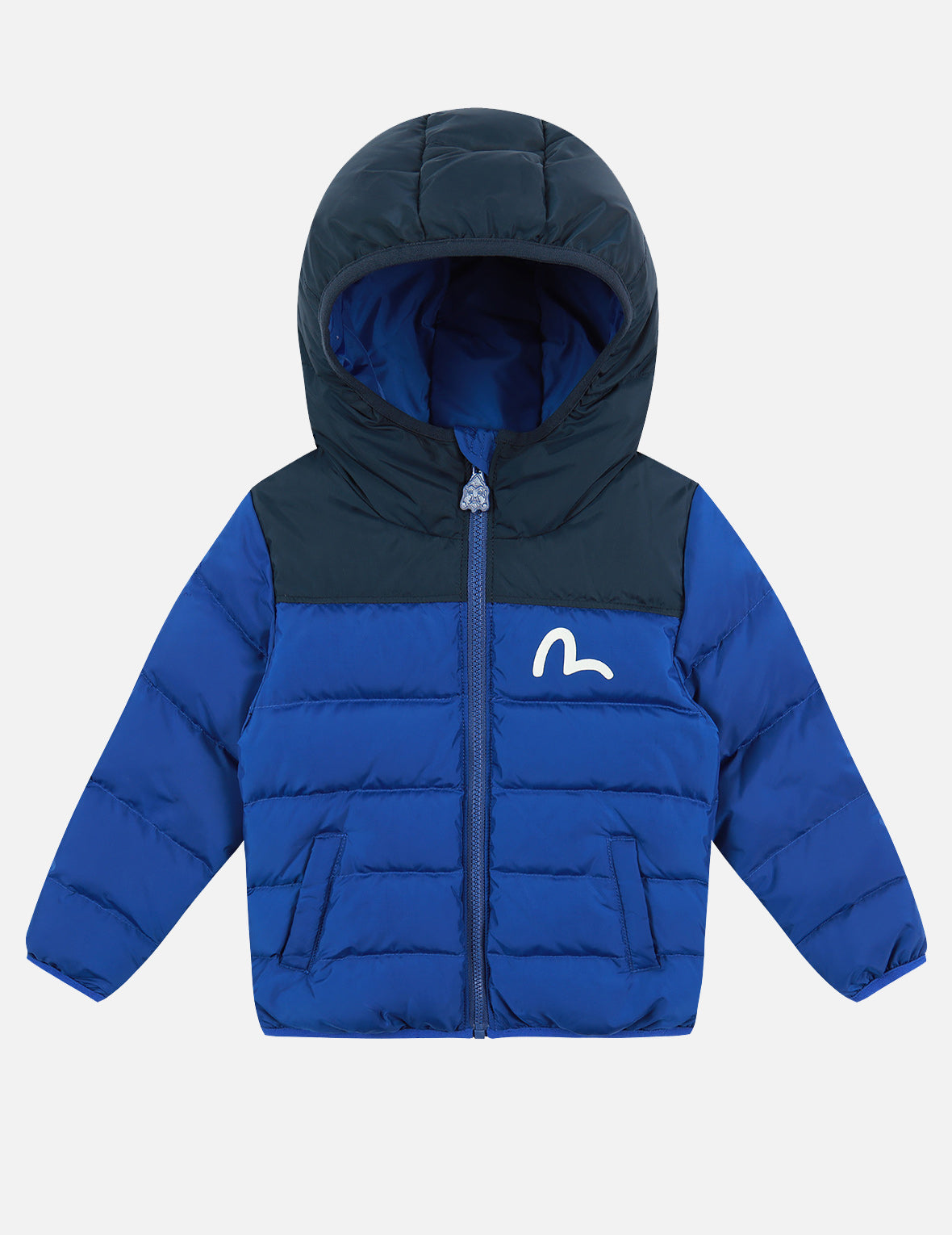 Bear Print Colorblock Down Jacket - Warm Winter Coat for Women, Lightweight Puffer Jacket with Hood, Waterproof Outdoor Parka for Hiking, Skiing & Cold Weather