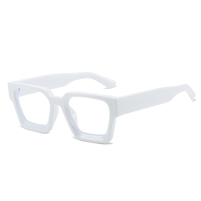 CCspace Unisex Full Rim Square Acetate Eyeglasses 55302 - Lightweight & Durable Frame for Men & Women - Perfect for Reading, Work & Fashion Accessories