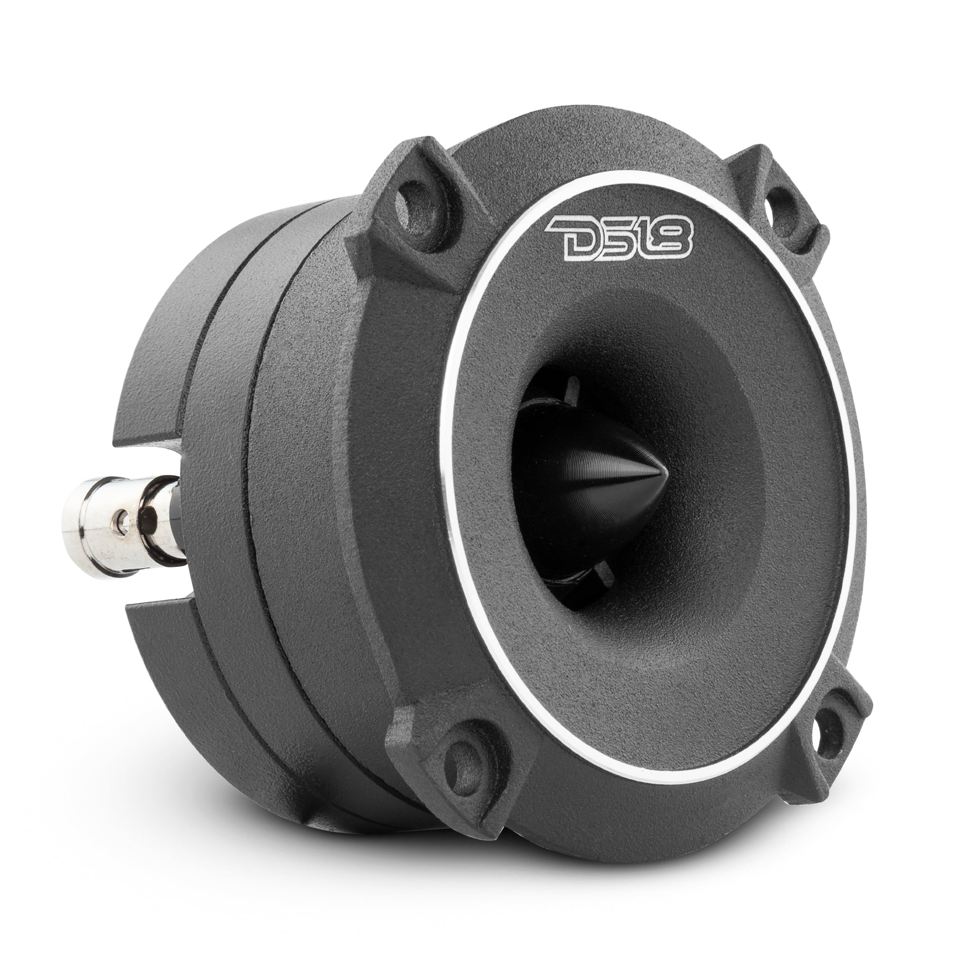 3-Piece High Compression Neodymium Slim Super Bullet Tweeter Set - 120W Titanium Dome 4 Ohm Voice Coil for Car Audio & Home Theater Speaker Upgrades
