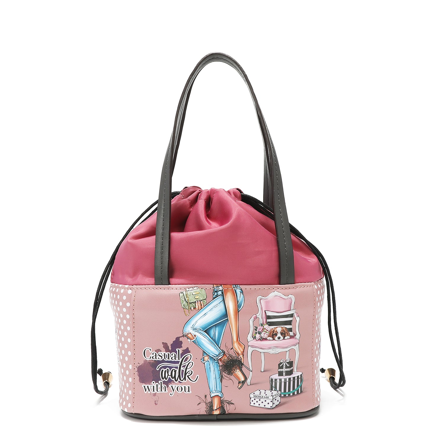 SELENA Drawstring Backpack - Lightweight & Waterproof Gym Sack for Women & Men - Perfect for Workout, Travel, Hiking & School