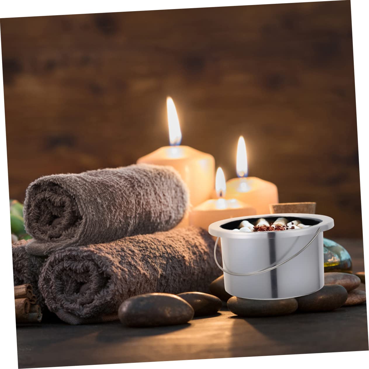 CORHAD Wax Warmer Machine for Hair Removal - 2 Pack Non-Stick Melting Pot with Temperature Control - Perfect for Home Spa, Salon & DIY Beauty Treatments (Wax Heater for Eyebrows, Bikini & Body Hair)