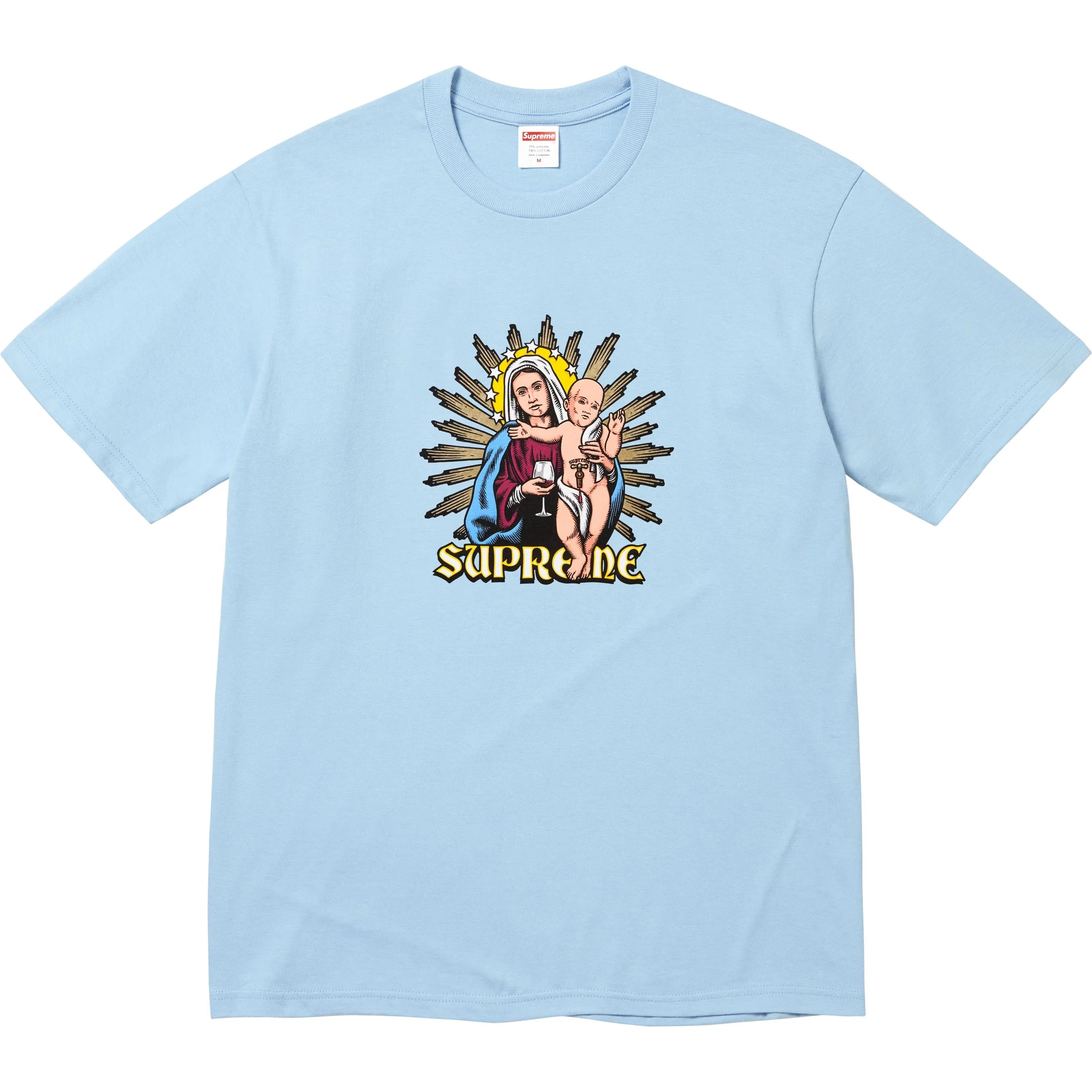 Supreme Blood Tee Blue - Streetwear Graphic T-Shirt for Men | Trendy Hip Hop Fashion | Perfect for Concerts, Parties & Urban Style
