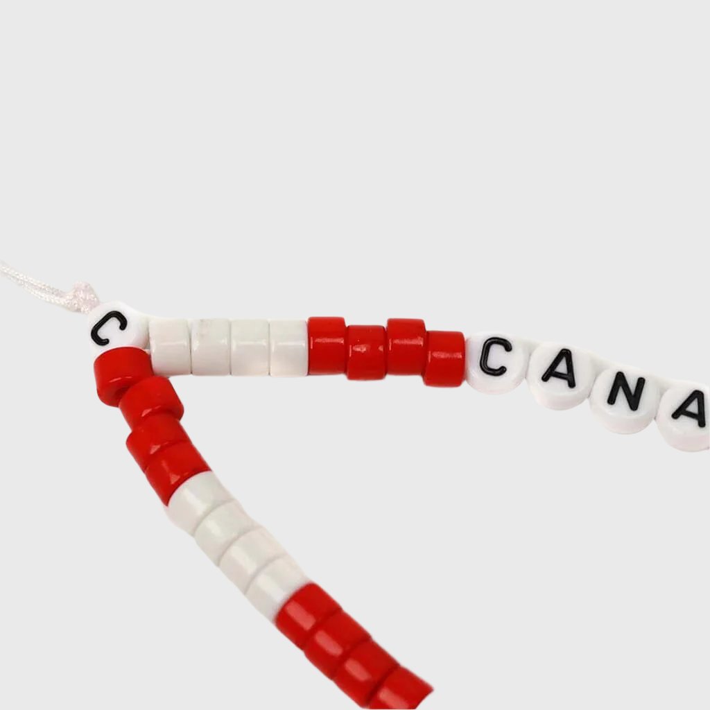 Canada Beaded Phone Charm - Stylish & Durable Beaded Phone Strap for iPhone, Samsung & More - Perfect for Everyday Use, Gifts & Travel Accessories