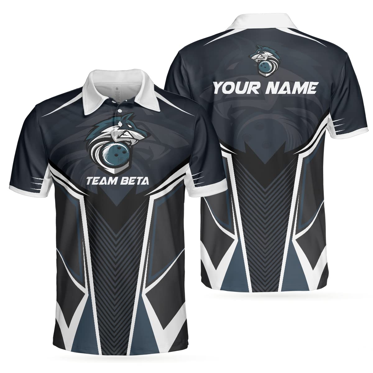 Custom Bowling Shirts for Men - Personalized Short Sleeve Bowling Polo Shirts - Team & League Uniforms - Perfect for Bowling Tournaments, Parties & Casual Wear