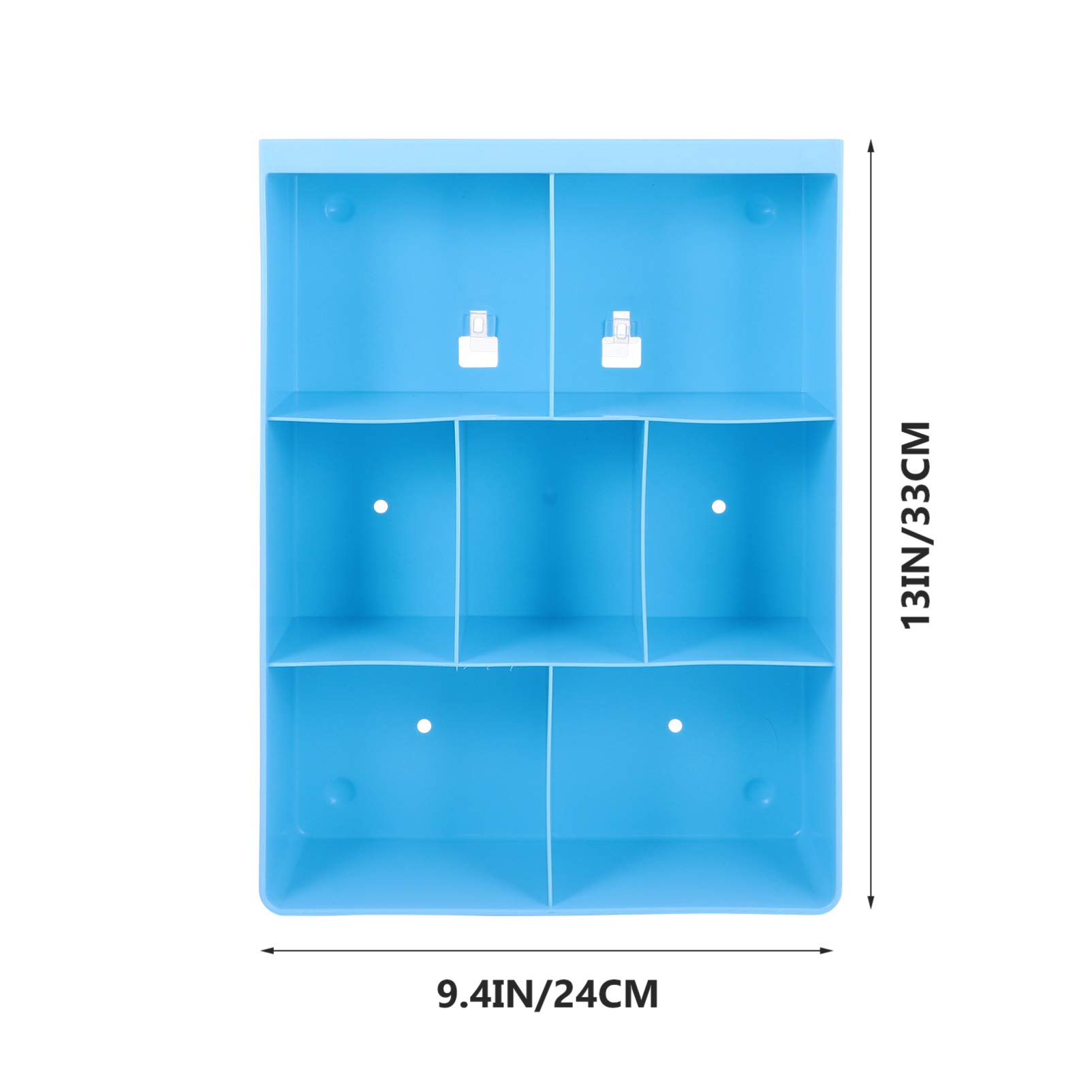 DOITOOL 1-Piece Multifunctional Wall Mounted Shelf - Bathroom Storage Rack, Hanging Organizer Holder for Kitchen, Bedroom, Office & Living Room - Space Saving Home Organization Solution