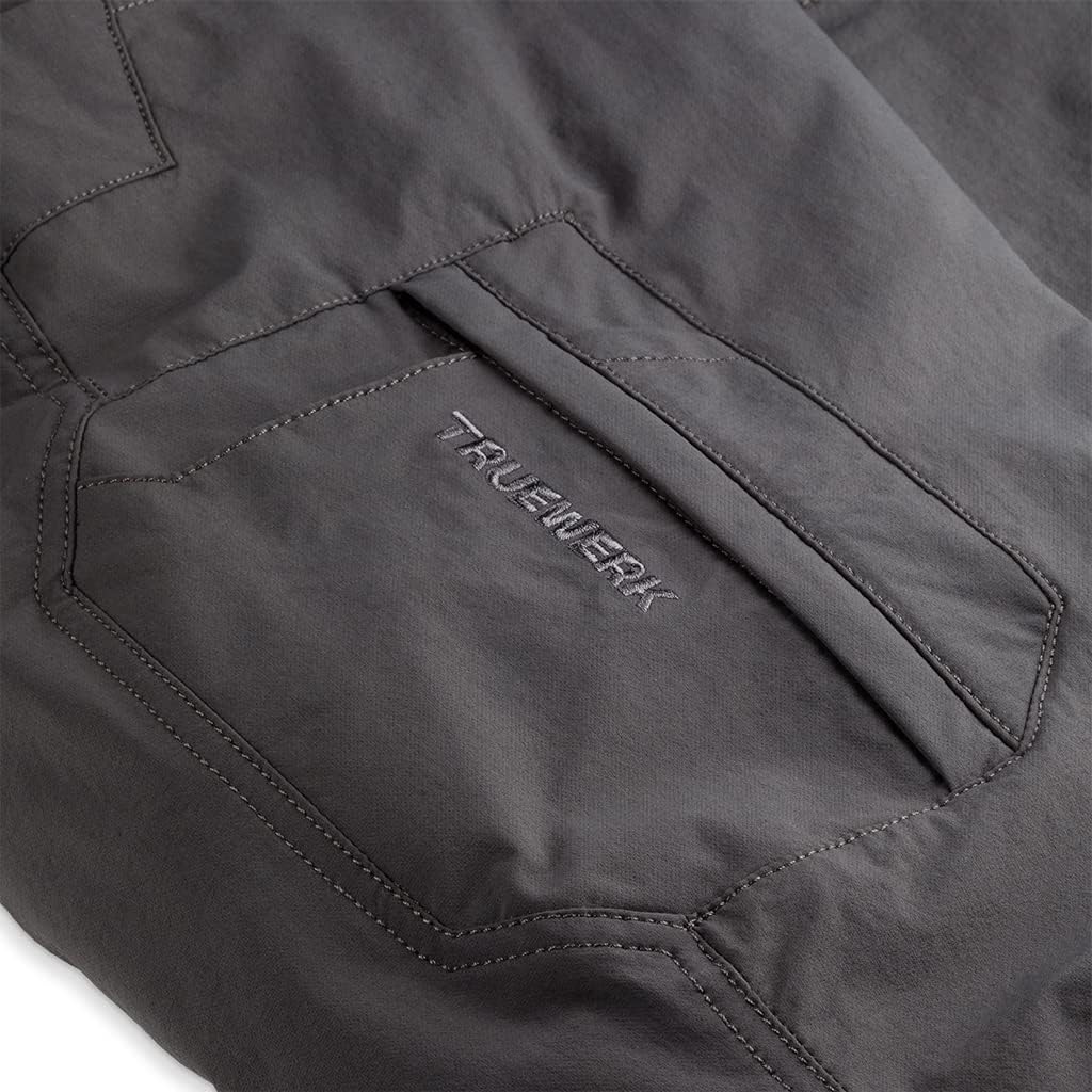 TRUEWERK Women's Cargo Work Pants - T2 WerkPants - Lightweight Water-Resistant Relaxed Fit with 4-Way Stretch for Construction, Landscaping & Outdoor Jobs | Durable Utility Pants for Women Professionals