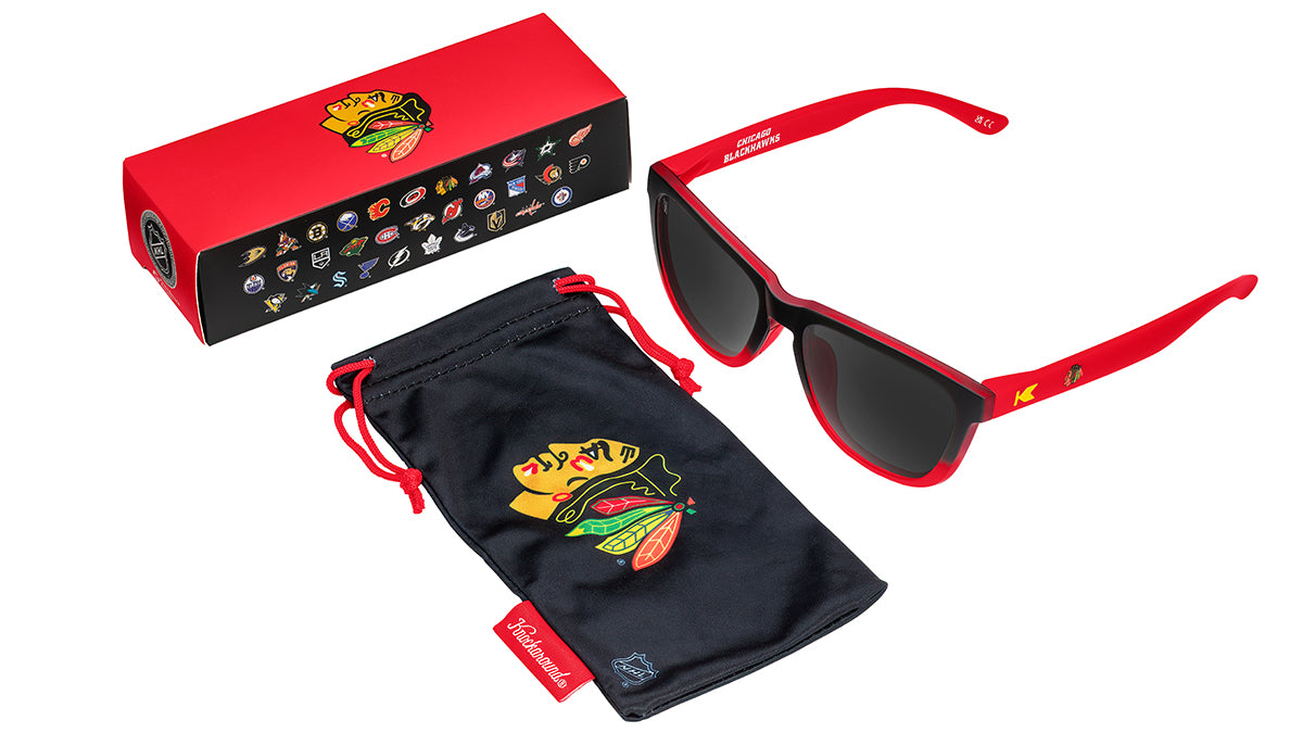 Chicago Blackhawks NHL Team Bundle - Official Licensed Hockey Jersey, Hat & Scarf Set for Men & Women - Perfect for Game Day, Winter Sports & Fan Gifts