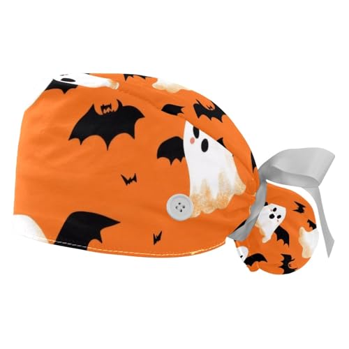 Halloween Ghosts Bats