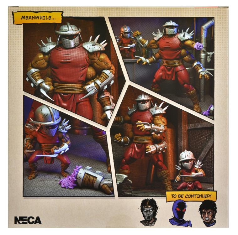 Teenage Mutant Ninja Turtles Deluxe Shredder Clone & Mini Shredder Action Figure Set - Mirage Comics Collectible TMNT Toys for Kids & Adults - Perfect for Display, Play & Comic Book Collections