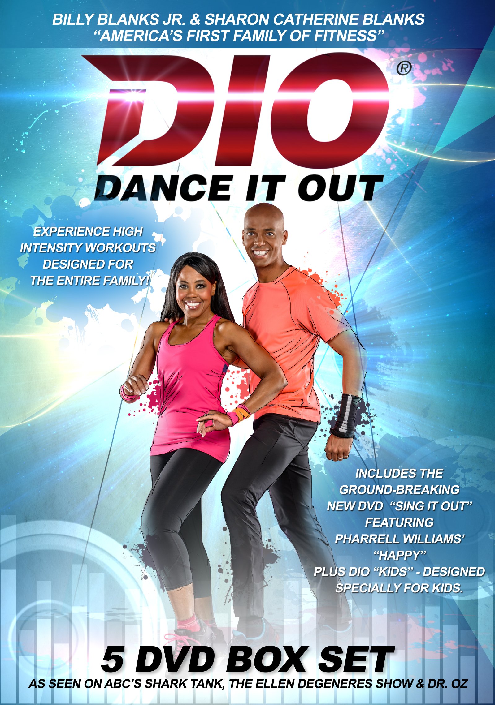 Dance it Out: DIO DVD Box Set - Complete Dance Workout Collection for Home Fitness & Dance Enthusiasts | Perfect for Zumba, Aerobics & Party Dance Moves