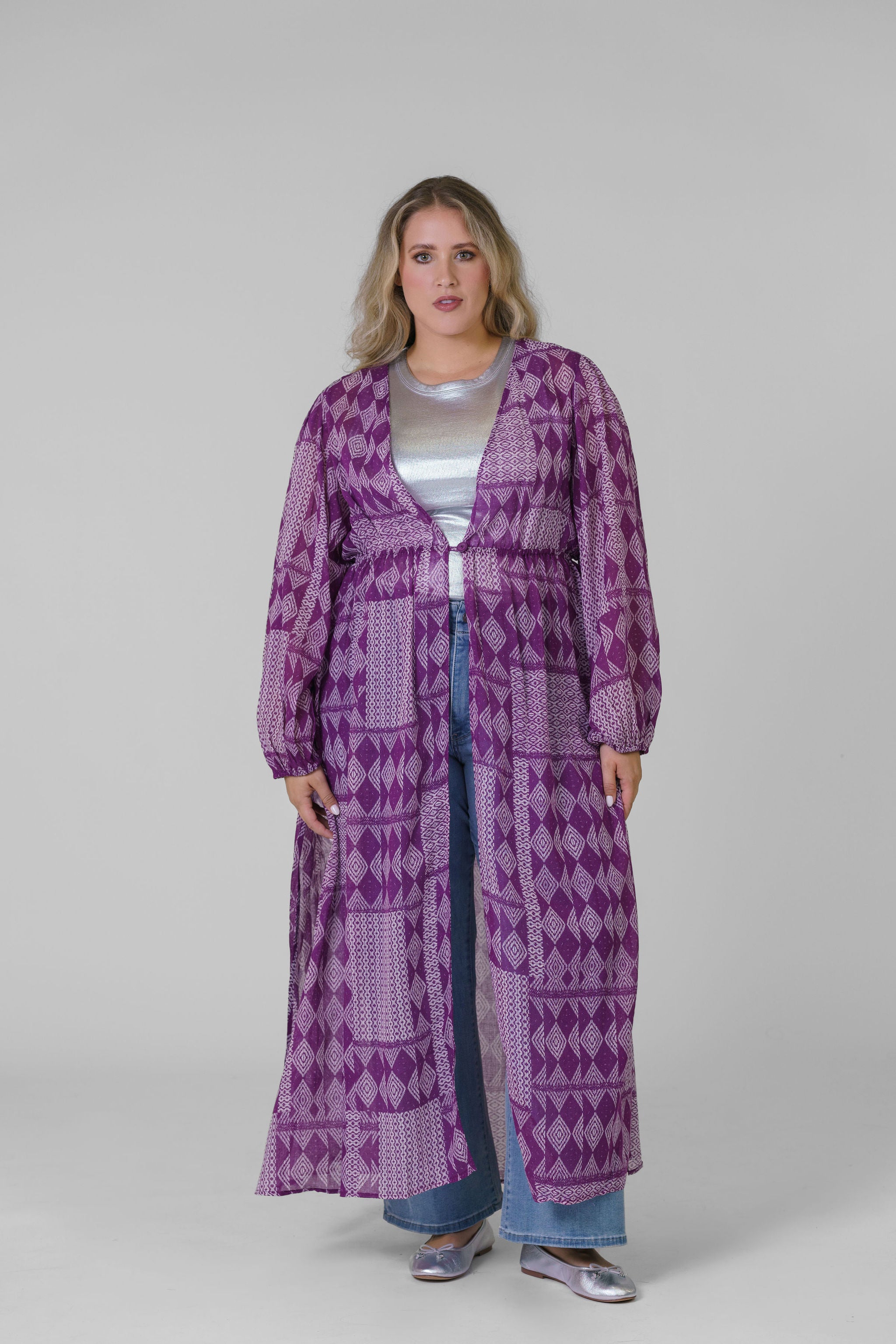 TRISH LONG DUSTER GAUZE - Lightweight Open Front Cardigan Cover Up for Women | Perfect for Beach, Vacation & Summer Outfits