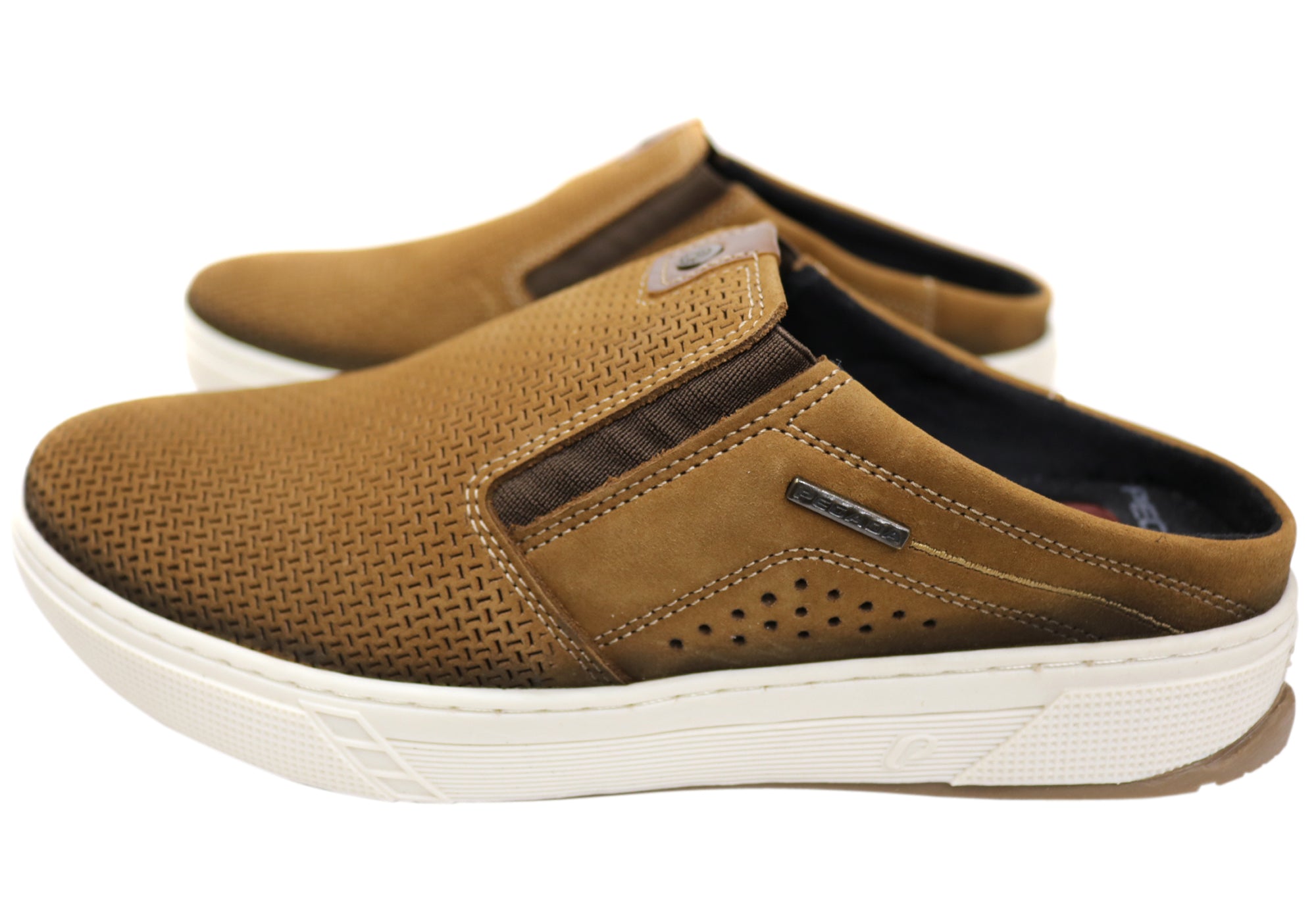 Pegada Atilio Men's Leather Slip On Loafers - Comfortable Casual Shoes Handmade in Brazil - Perfect for Office, Travel & Everyday Wear