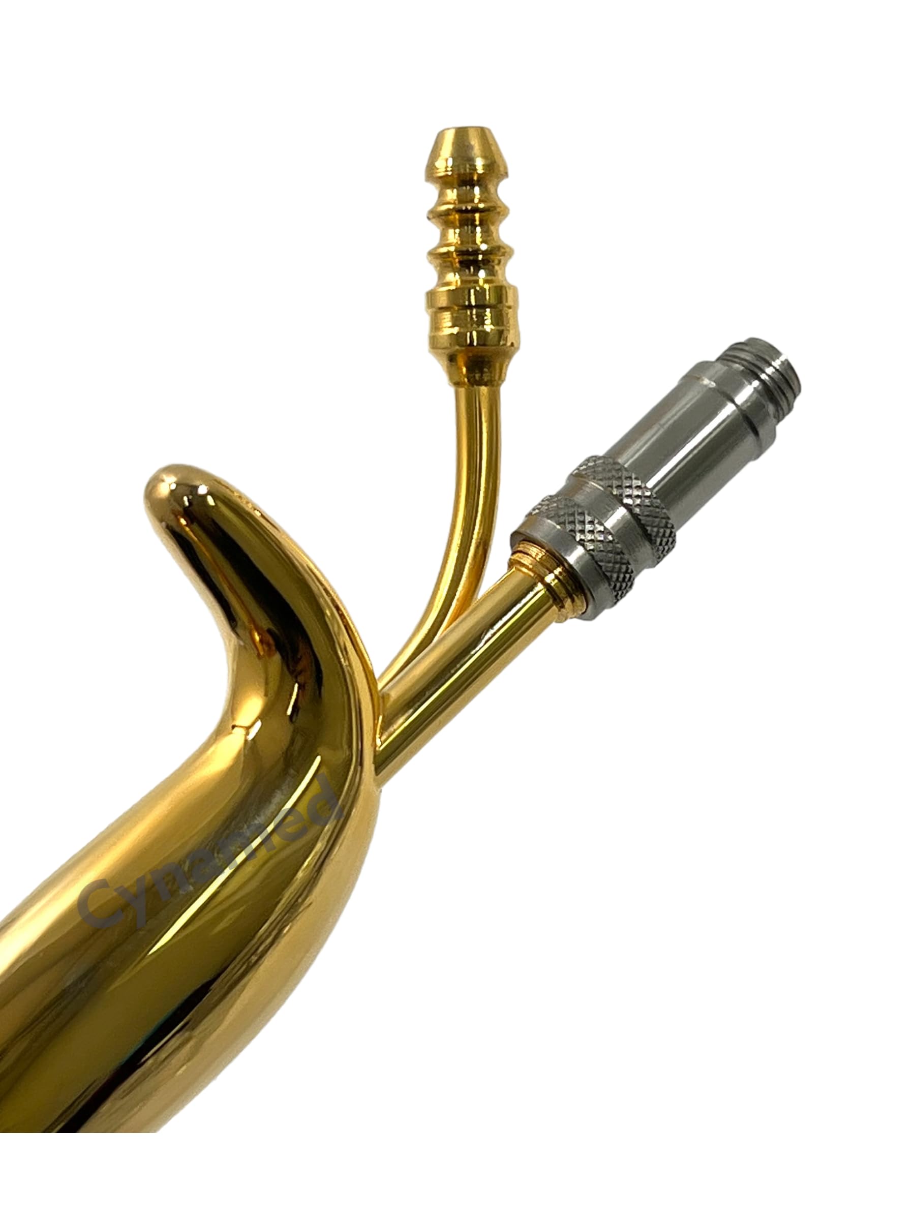 Premium Fiber-Optic Tebbets Breast Retractor Spreader with Irrigation Nozzle & Gold Handle - Surgical Instrument for Breast Augmentation & Reconstruction - German Stainless Steel - Includes Keyhole Marker & Areola Marker - Ideal for Plastic Surgery & Cosmetic Procedures