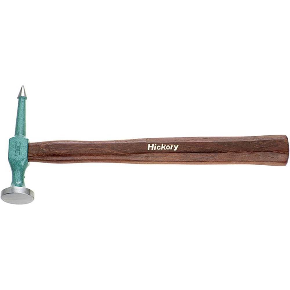Stahlwille 70130007 Round Flat Face & Pointed Pein Hickory Handle Hammer - 300mm Length, 357g Weight - Made in Germany - Perfect for Metalworking, Blacksmithing & DIY Projects