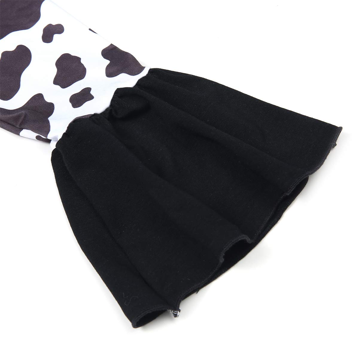 ELSANI Toddler Girls Ruffle Leggings - Leopard Print Flare Pants & Bell Bottoms for Playdates, Parties & Everyday Wear