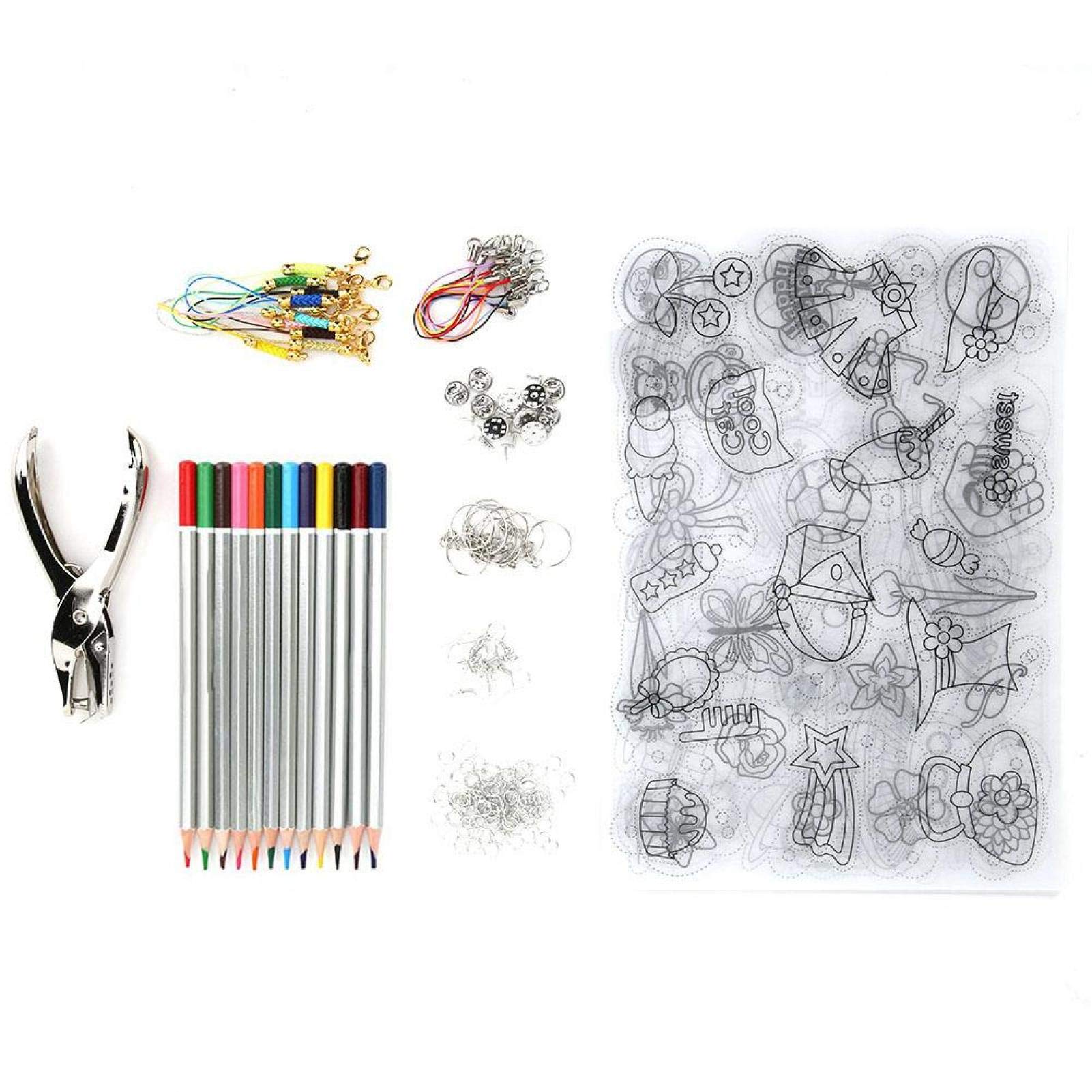 Durable Heat Shrink Plastic Sheets for DIY Crafts - Premium Art Supplies for Making Earrings, Keychains & Brooches | Perfect for Jewelry Making, Scrapbooking & Home Decor Projects