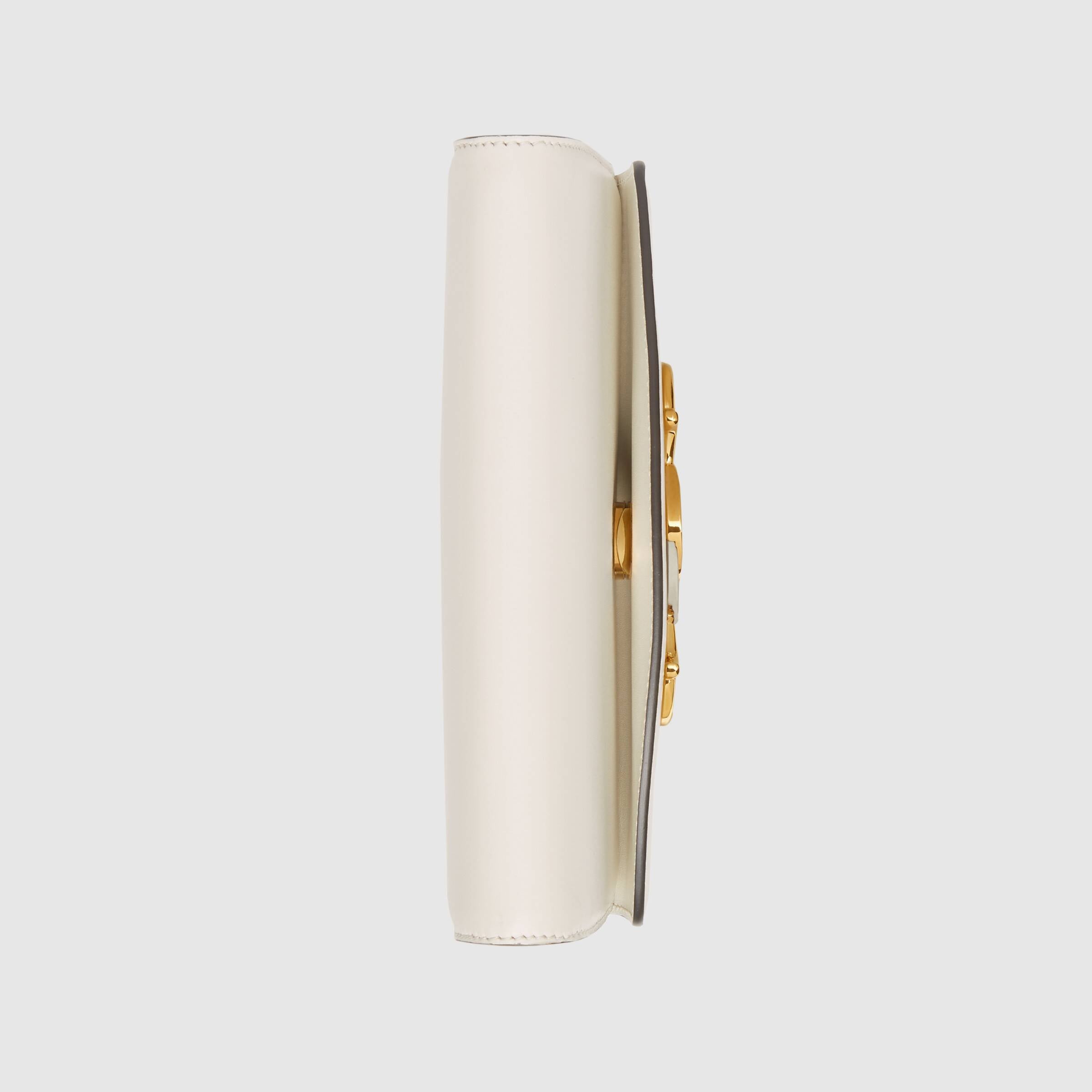 Gucci Zumi White Smooth Leather Mini Bag for Women - Luxury Designer Handbag for Parties, Dates & Everyday Use