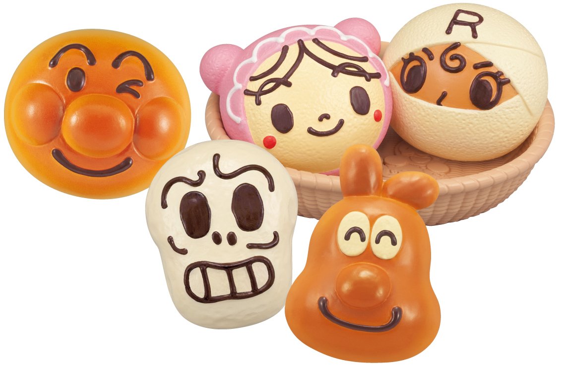 Uncle Nakayoshi Freshly Baked Bread Set with Jam - Anpanman Themed Japanese Snacks for Kids | Perfect for School Lunches, Afternoon Snacks & Anime-Themed Parties