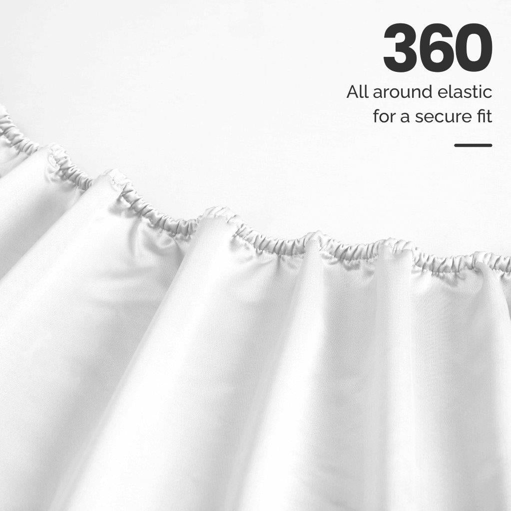 Premium 1500 Thread Count Egyptian Cotton Sheet Set - Eco-Friendly, Breathable & Hypoallergenic - Perfect for Luxury Bedding & Hot Sleepers