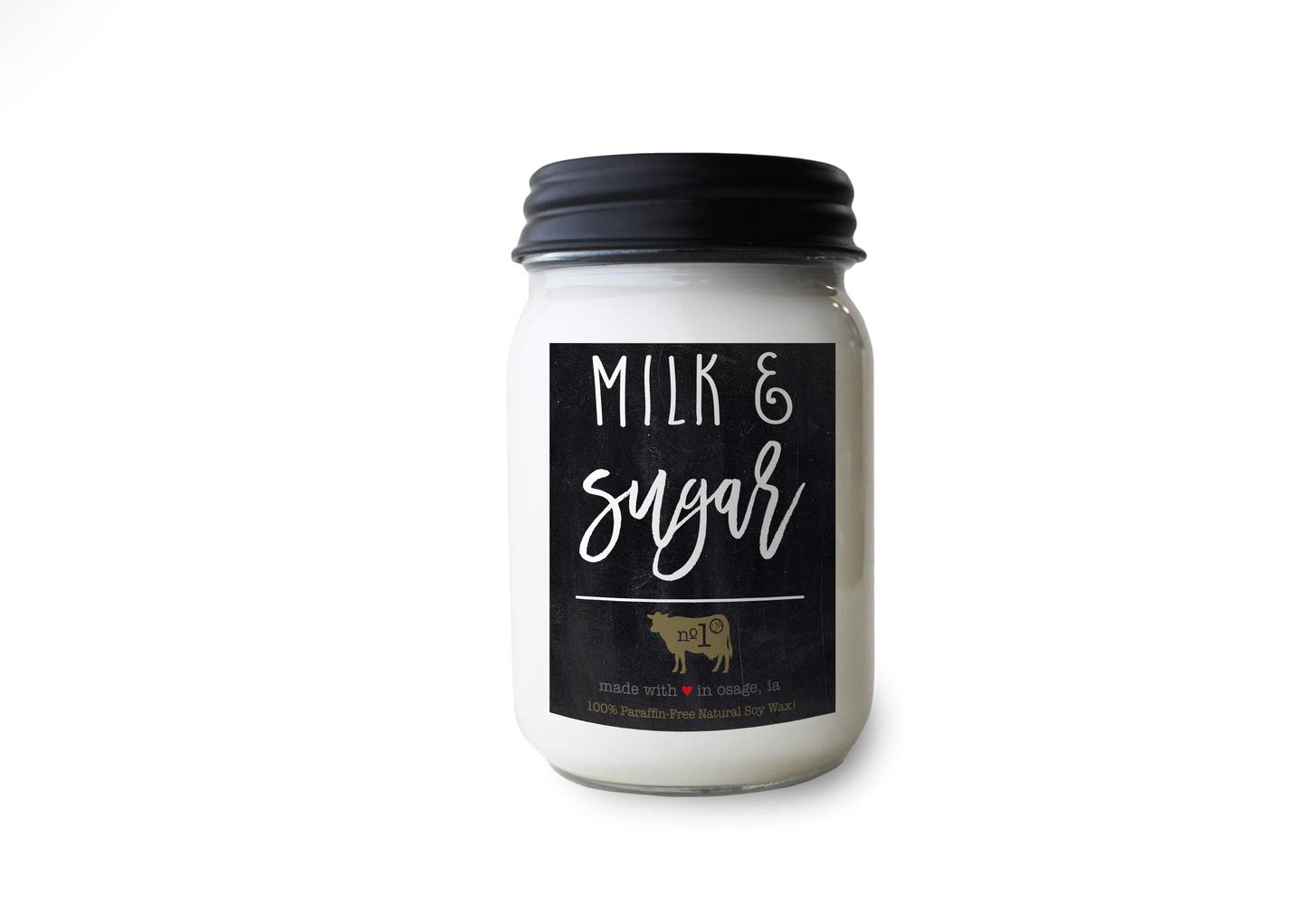 Milkhouse Candle Company - 13oz Natural Beeswax & Soy Blend Candle in Glass Jar with Lid | Farmhouse Collection | Paraffin-Free, Premium Fragrance Oil | Milk & Sugar Scent | Perfect for Home Decor, Relaxation & Gift Giving