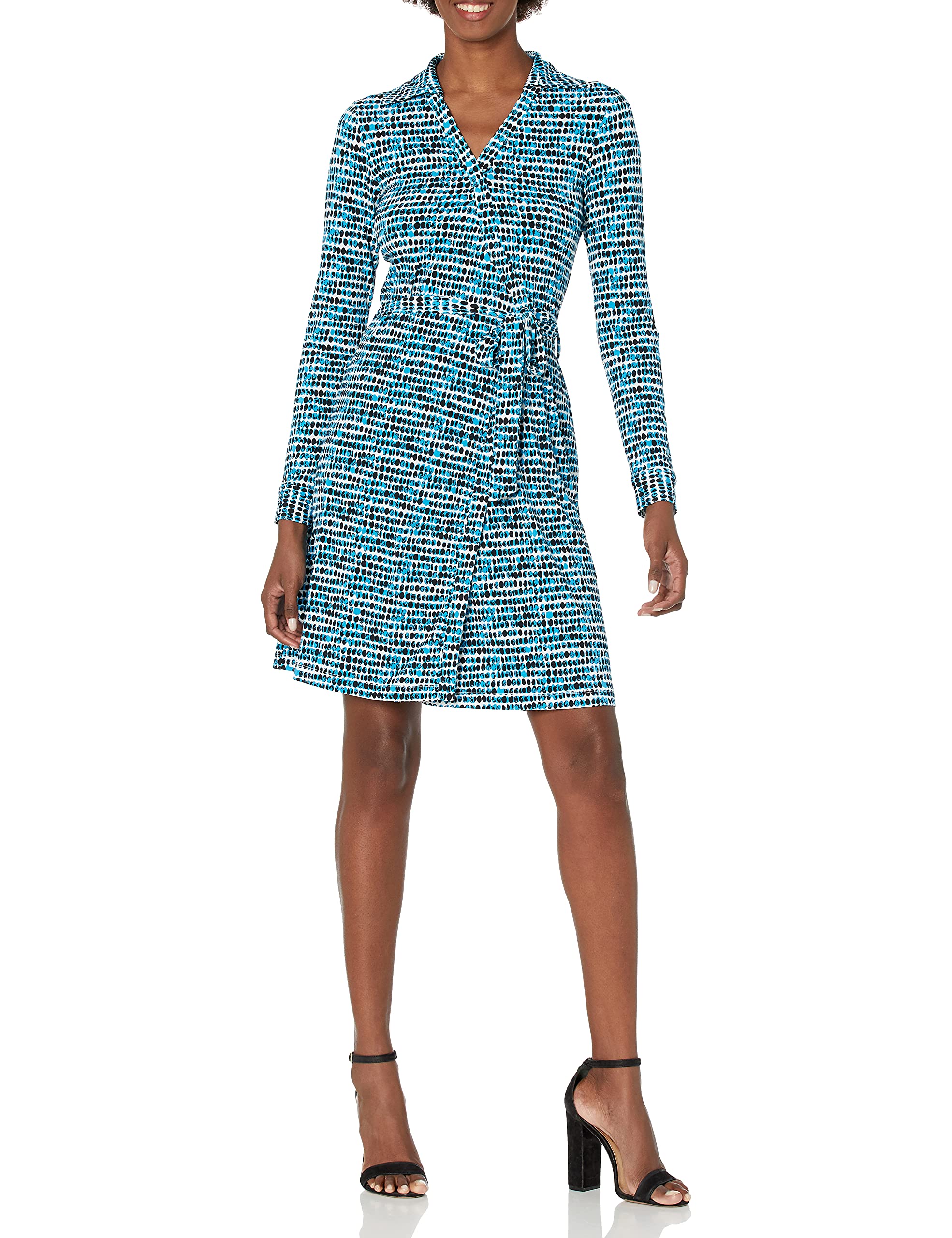 Calvin Klein Women's Wrap Dress - Elegant & Comfortable for Office & Parties