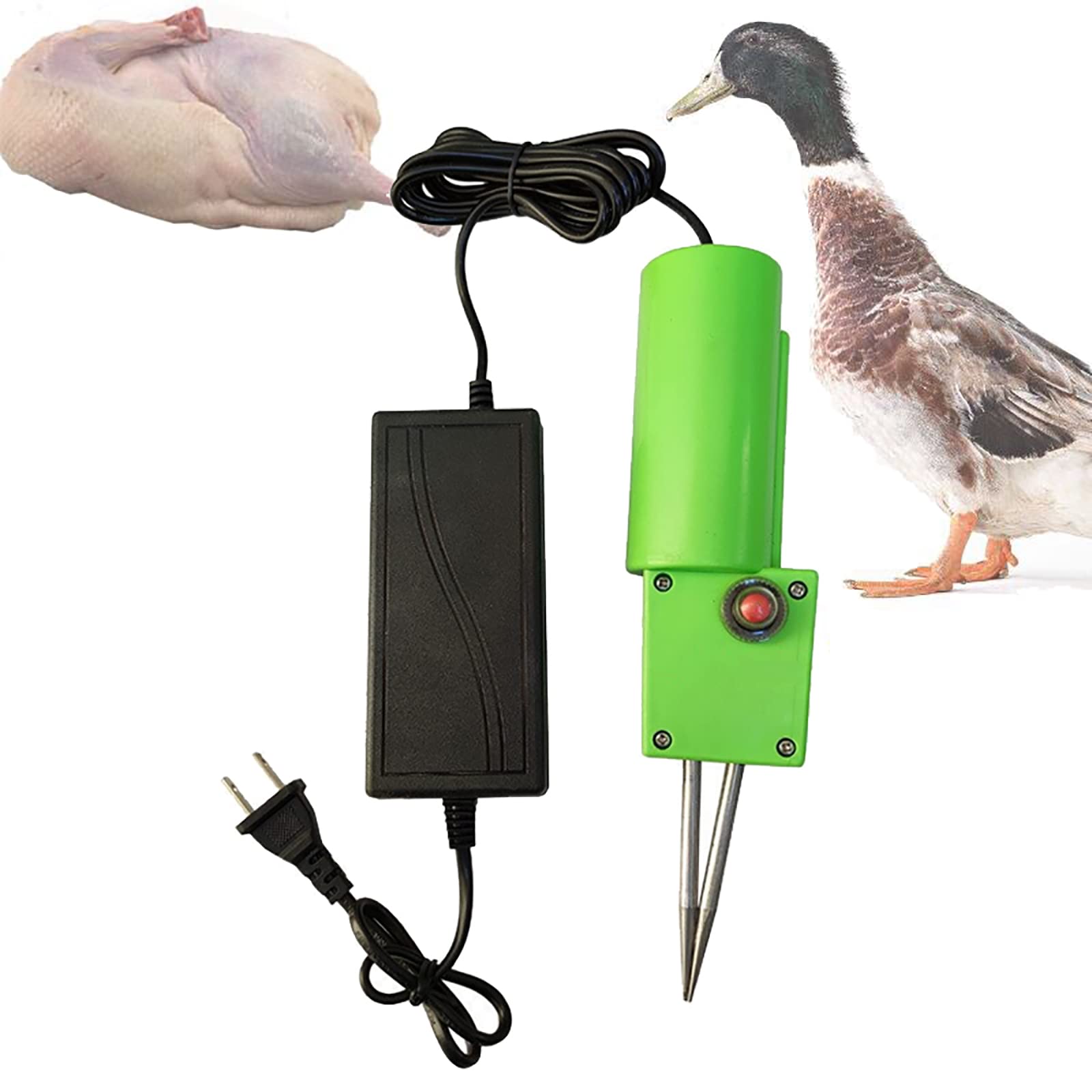 M-TOP Electric Chicken Plucker Machine - Automatic Poultry De-Feather Remover for Chicken, Duck, Turkey & Quail | Perfect for Small Farms, Butcher Shops & Homesteading
