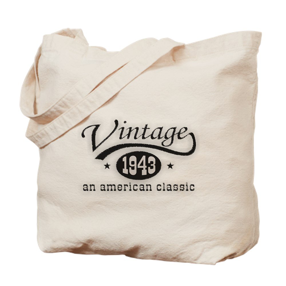 Vintage 1943 Canvas Tote Bag - Natural Reusable Shopping Bag for Groceries, Beach & Everyday Use | Eco-Friendly Cotton Tote | CafePress