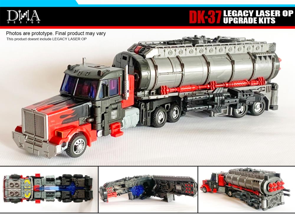 DNA Design DK-37 Upgrade Kit for Transformers Legacy Laser Optimus Prime - Enhanced Parts & Accessories for Collectors & Display Scenes