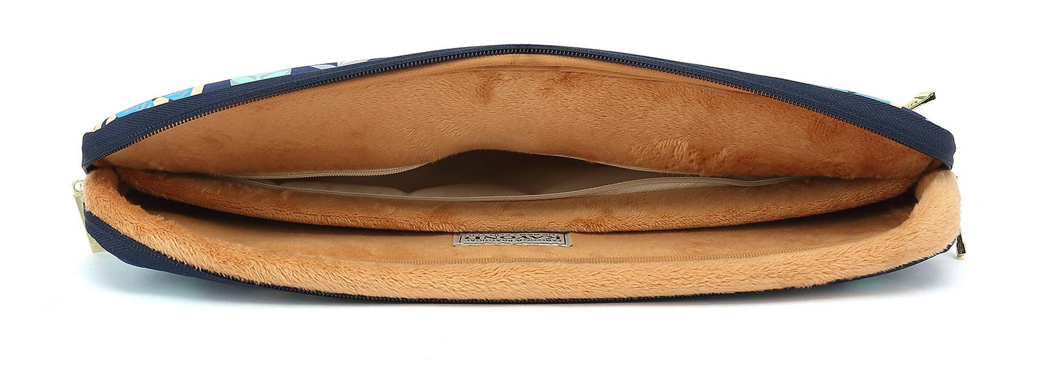 KAYOND 15-15.6 Inch Laptop Sleeve Case for MacBook Pro 15.4/16 & MacBook Air 15.4 - Waterproof Shockproof Protective Cover - Perfect for Work, Travel & School (Blue)